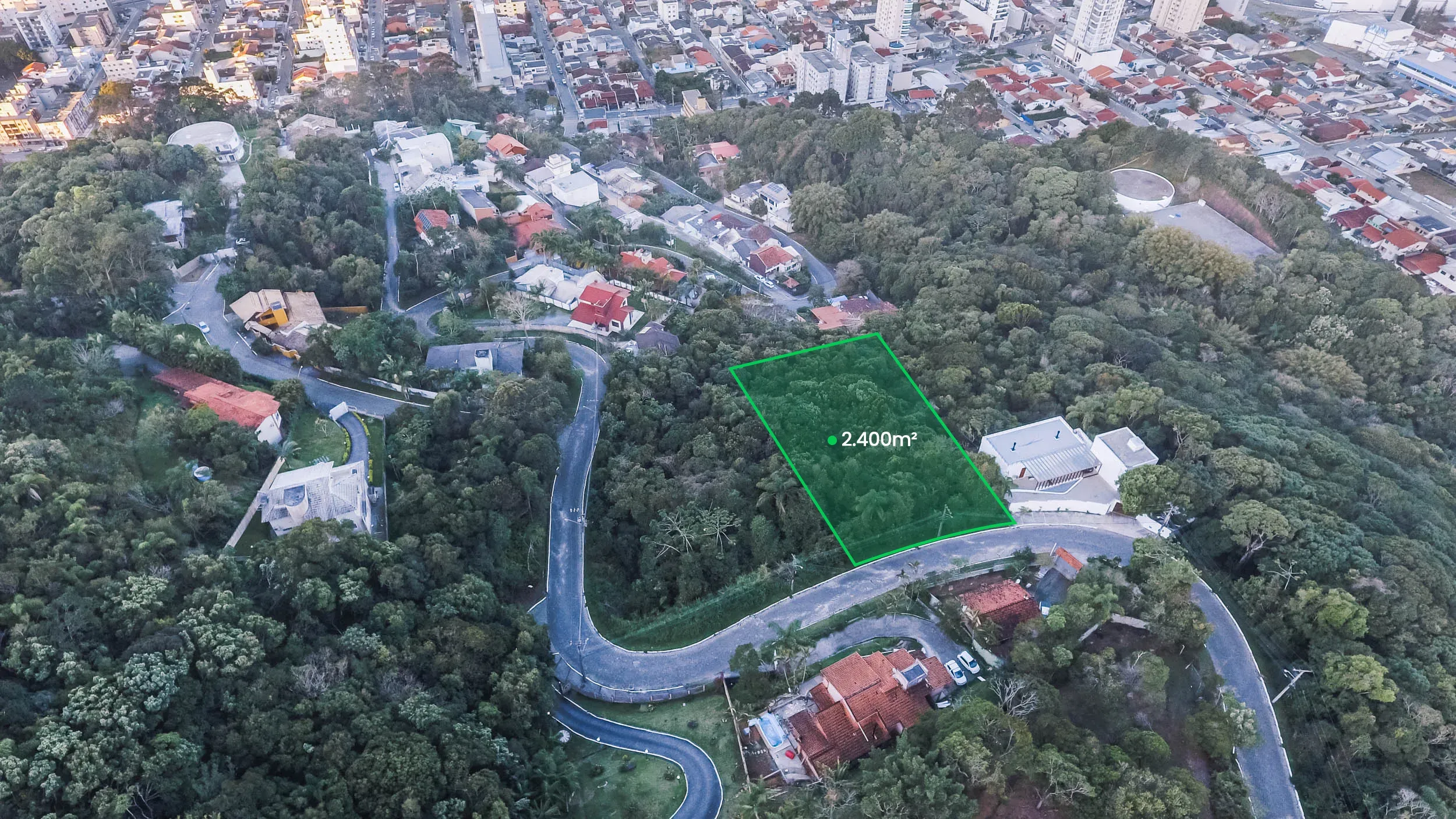 Terreno no Morro da Cruz no Bairro Fazenda em Itajaí