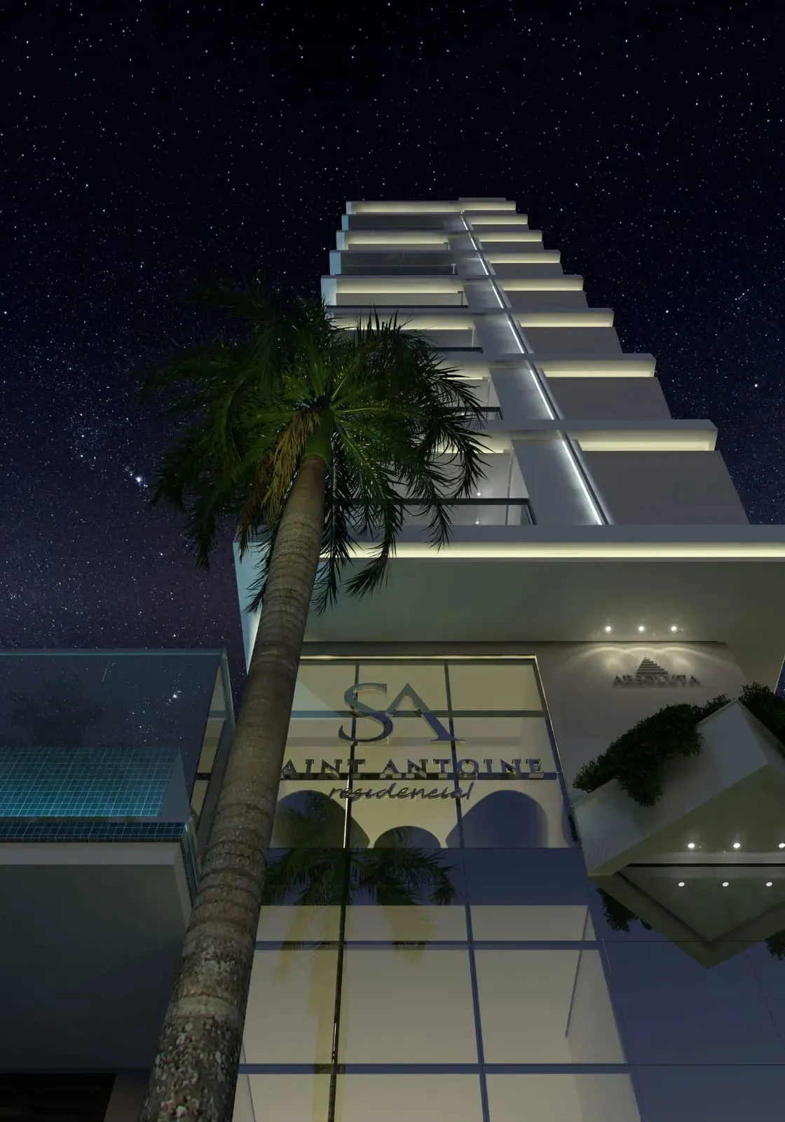 Apartamento com 2 suítes e 2 vagas de garagem em Balneário Camboriú na Praia dos Amores.