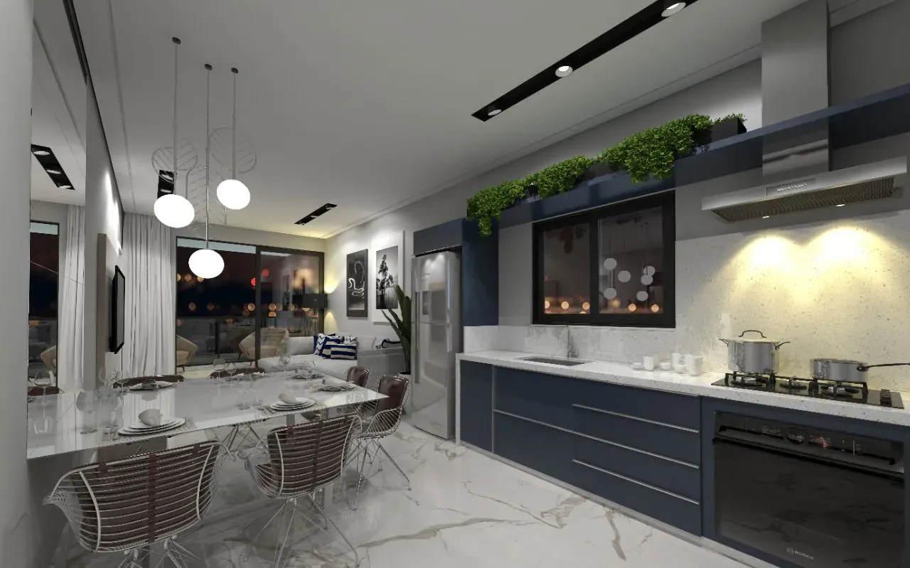 Apartamento com 2 suítes e 2 vagas de garagem em Balneário Camboriú na Praia dos Amores.