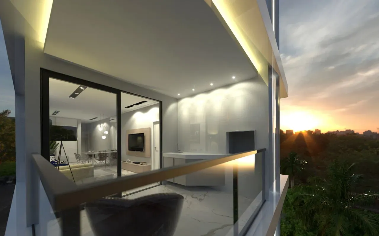 Apartamento com 2 suítes e 2 vagas de garagem em Balneário Camboriú na Praia dos Amores.