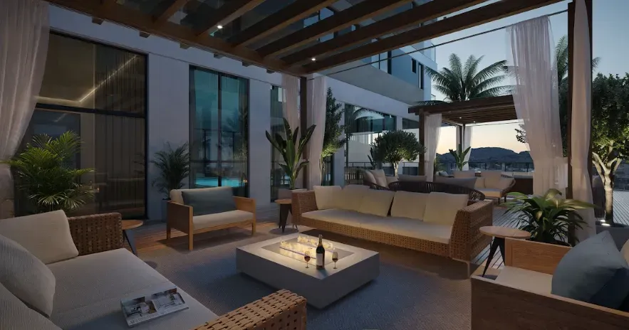 Apartamento com 3 dormitórios sendo 3 suítes e 2 vagas de garagem em Porto Belo/SC