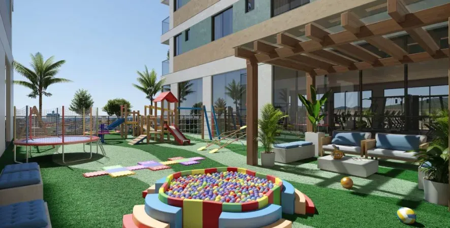 Apartamento com 3 dormitórios sendo 3 suítes e 2 vagas de garagem em Porto Belo/SC