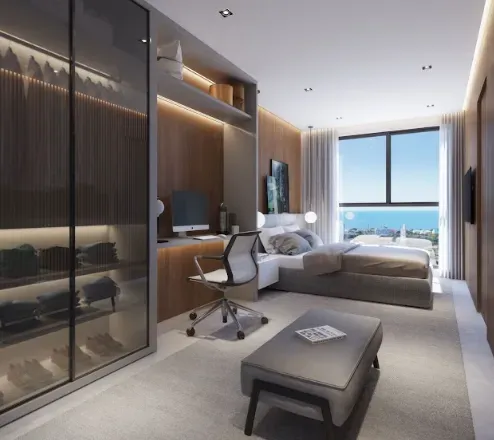 Apartamento com 2 dormitórios sendo 2 suítes e 2 vagas de garagem em Porto Belo/SC