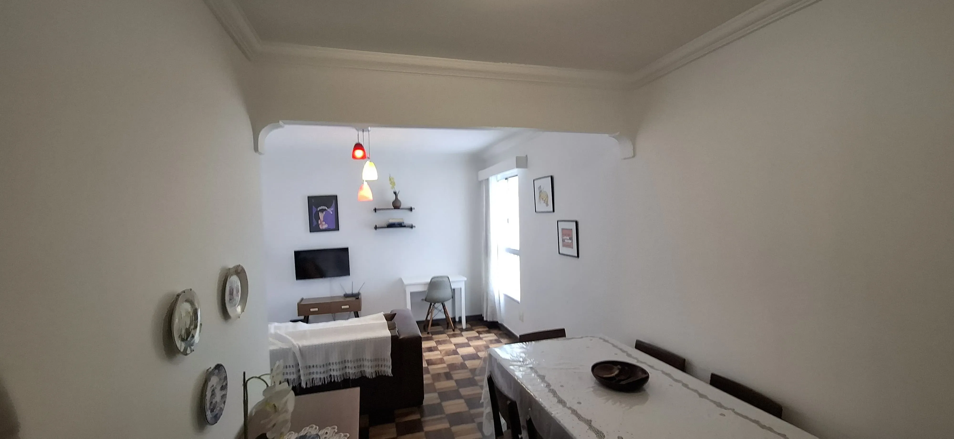 Apartamento vista mar mobiliado com 2 dormitórios e 1 vaga de garagem em Balneário Camboriú