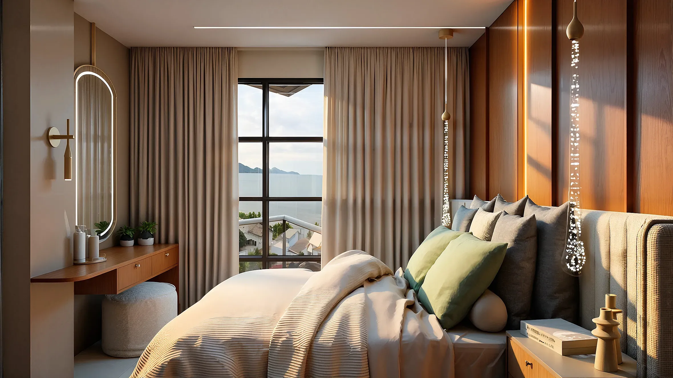 Apartamento com 4 dormitórios sendo 4 suítes e 2 vagas de garagem em Porto Belo/SC