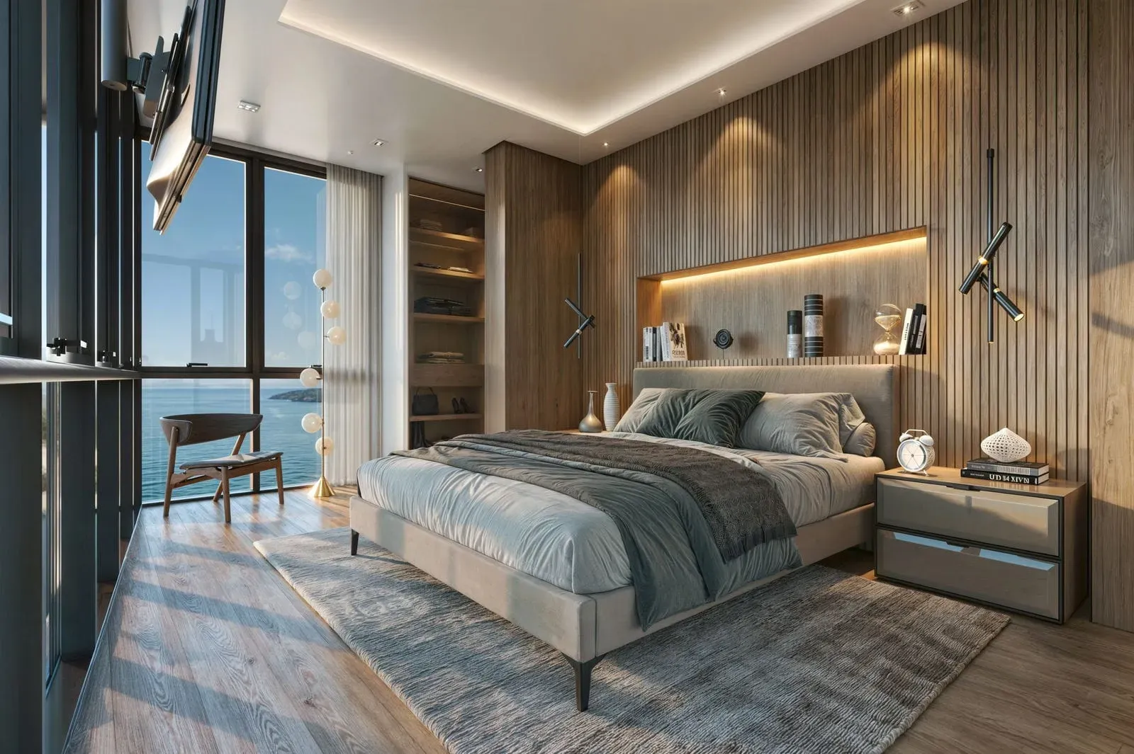 Apartamento na planta com 4 suítes e 3 vagas de garagem em Porto Belo