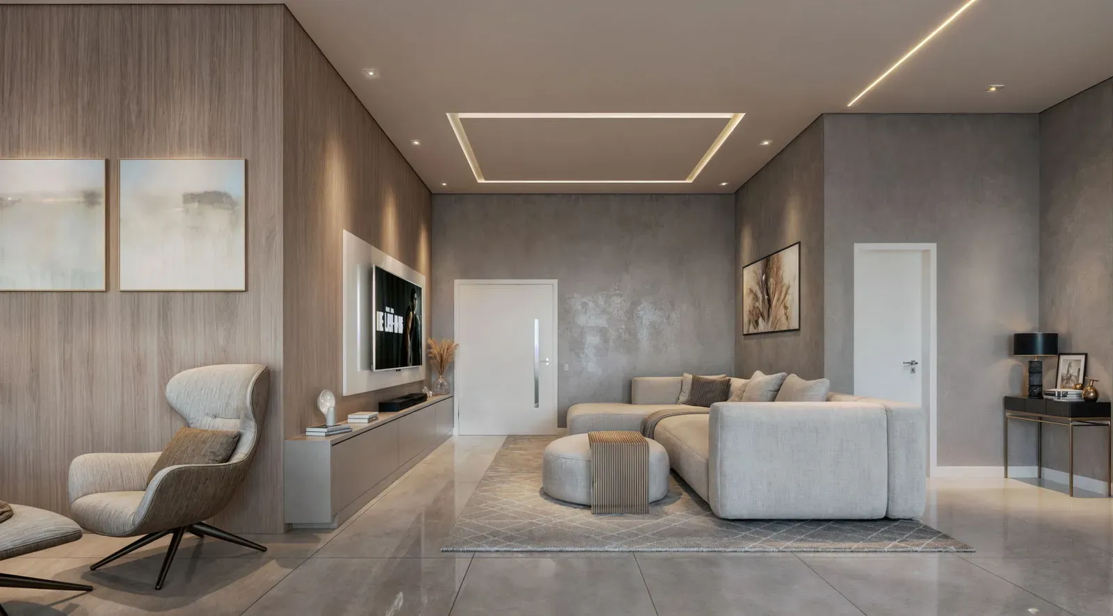 Apartamento na planta com 4 suítes e 3 vagas de garagem em Porto Belo