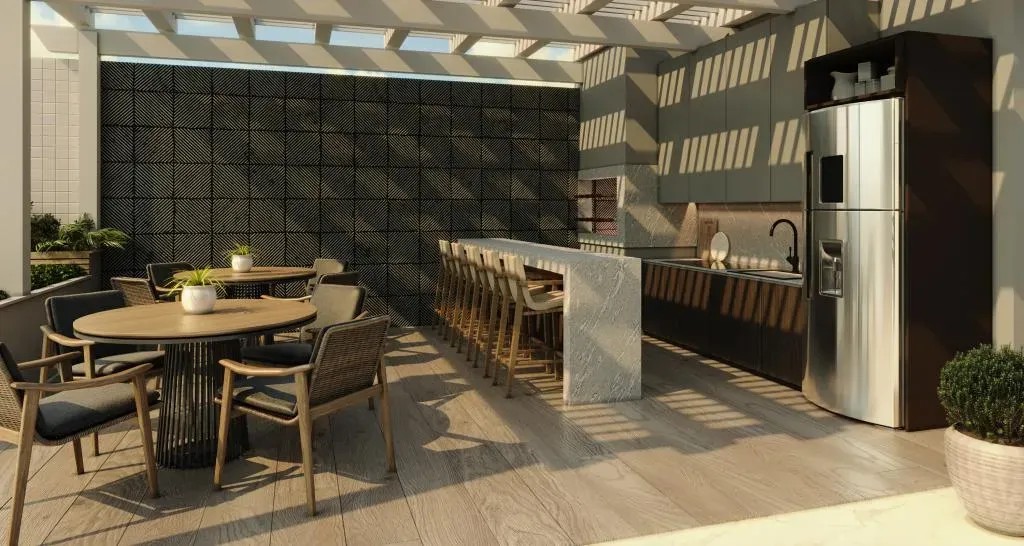 Apartamento Vista Mar 3 suítes e 2 vagas de garagem em Itapema