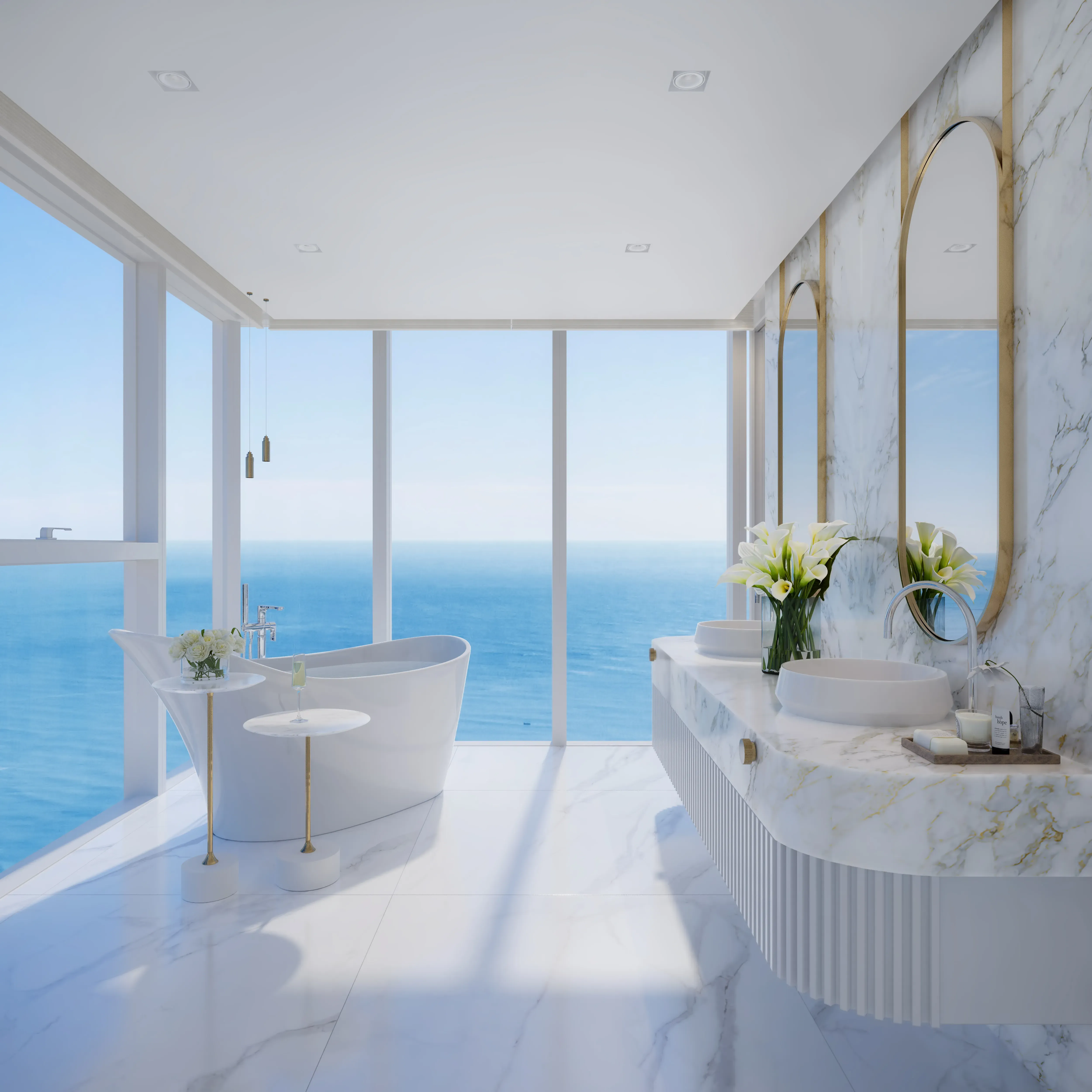 Apartamento de alto padrão com 4 suítes e 4 vagas de garagem na Beira mar de Balneário Camboriú/SC