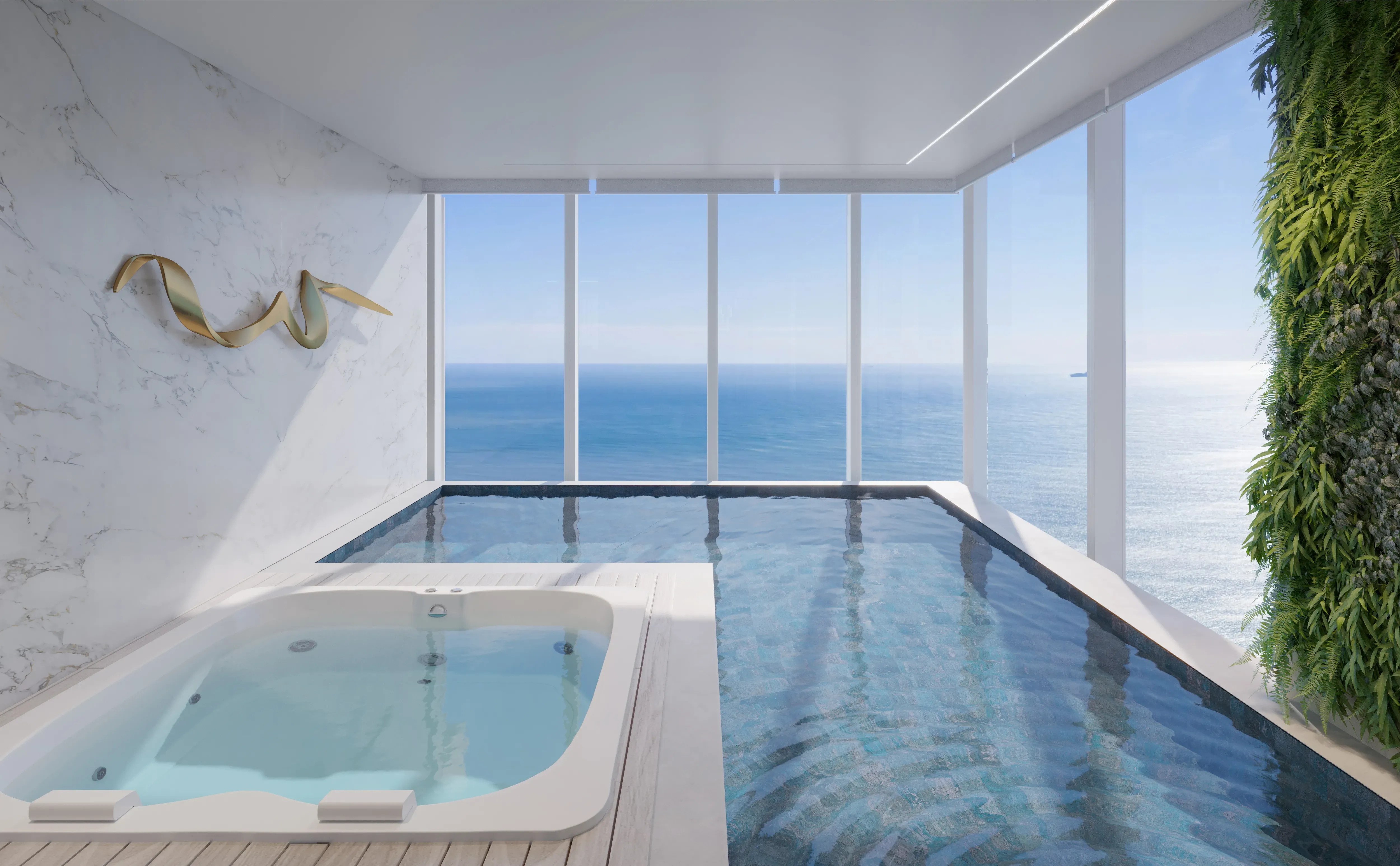 Apartamento de alto padrão com 4 suítes e 4 vagas de garagem na Beira mar de Balneário Camboriú/SC