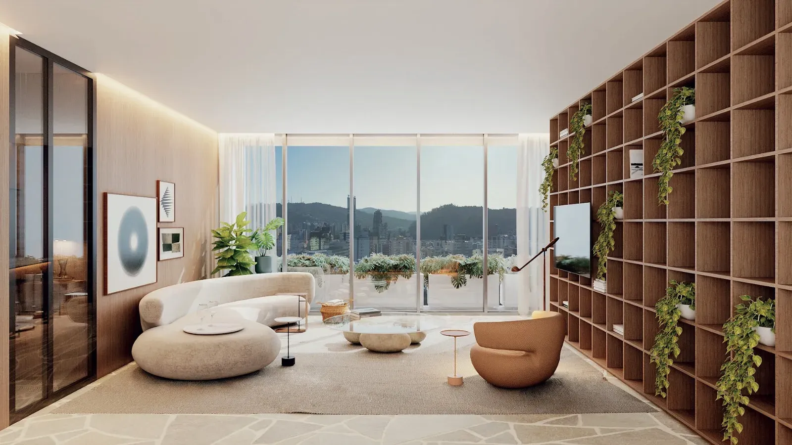 Apartamento com 4 suítes e 3 vagas de garagem no Bairro Bom Retiro em Blumenau