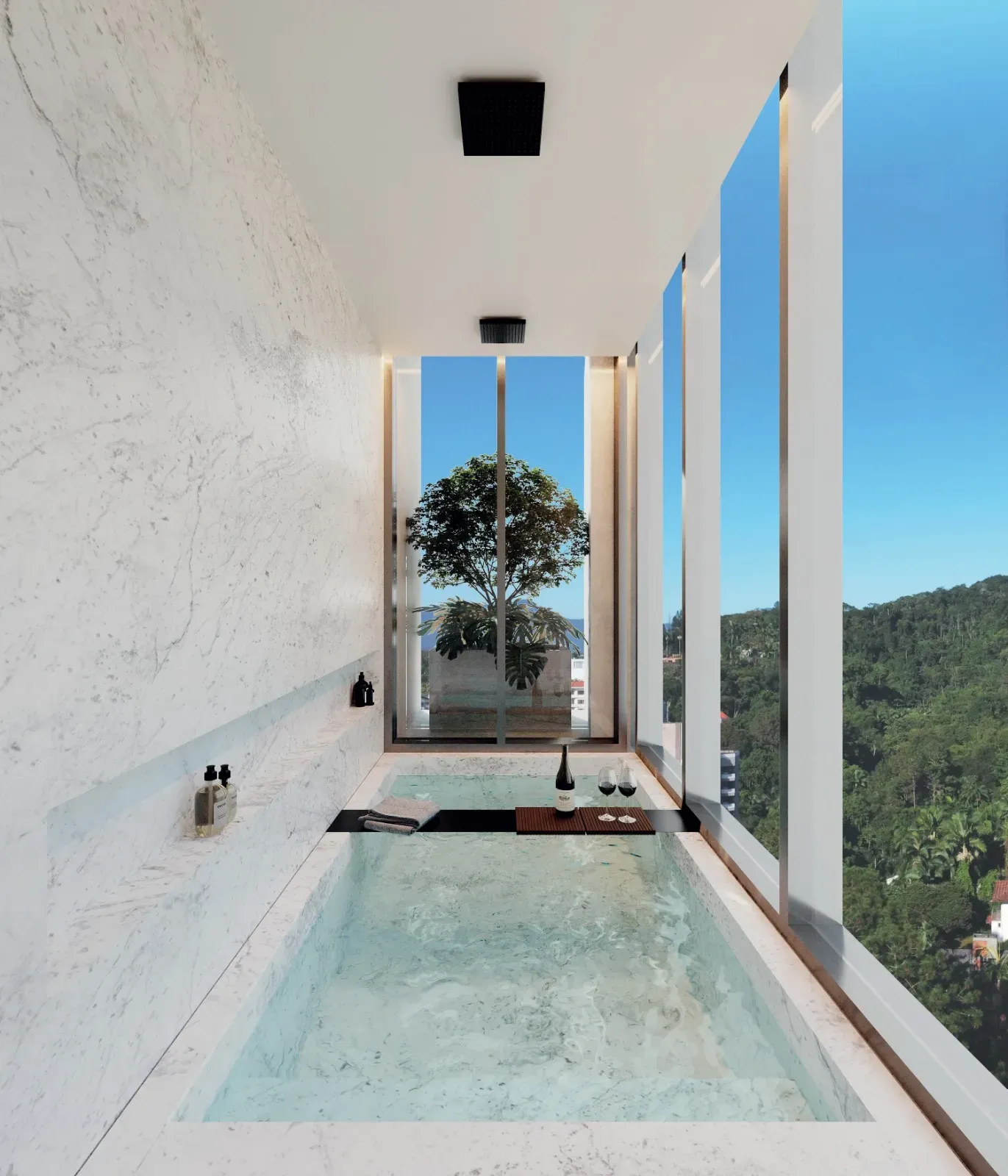 Apartamento com 4 suítes e 3 vagas de garagem no Bairro Bom Retiro em Blumenau