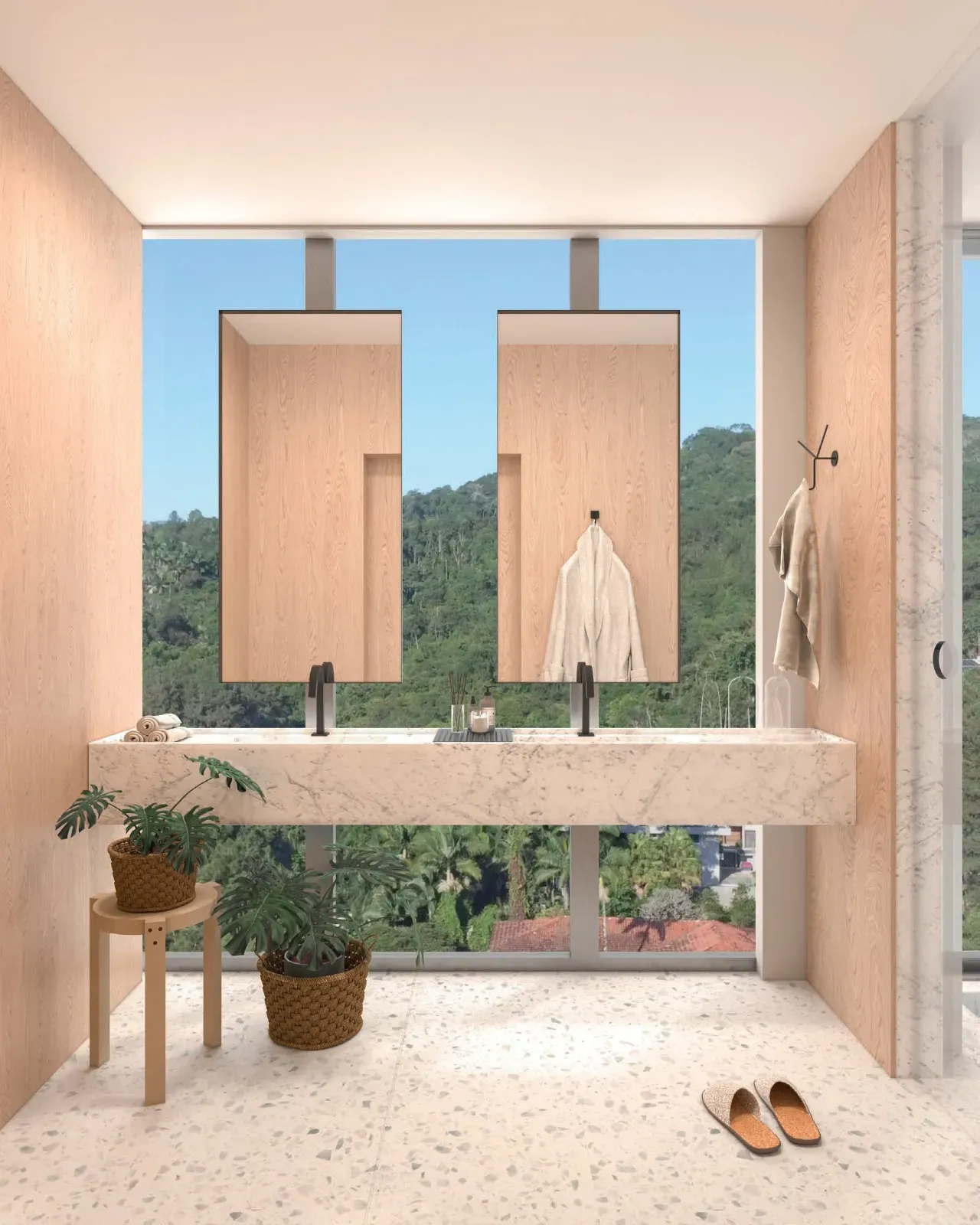 Apartamento com 4 suítes e 3 vagas de garagem no Bairro Bom Retiro em Blumenau