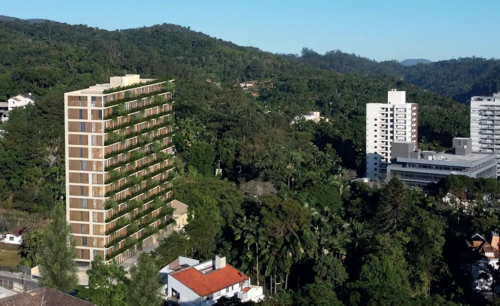 Apartamento com 4 suítes e 3 vagas de garagem no Bairro Bom Retiro em Blumenau
