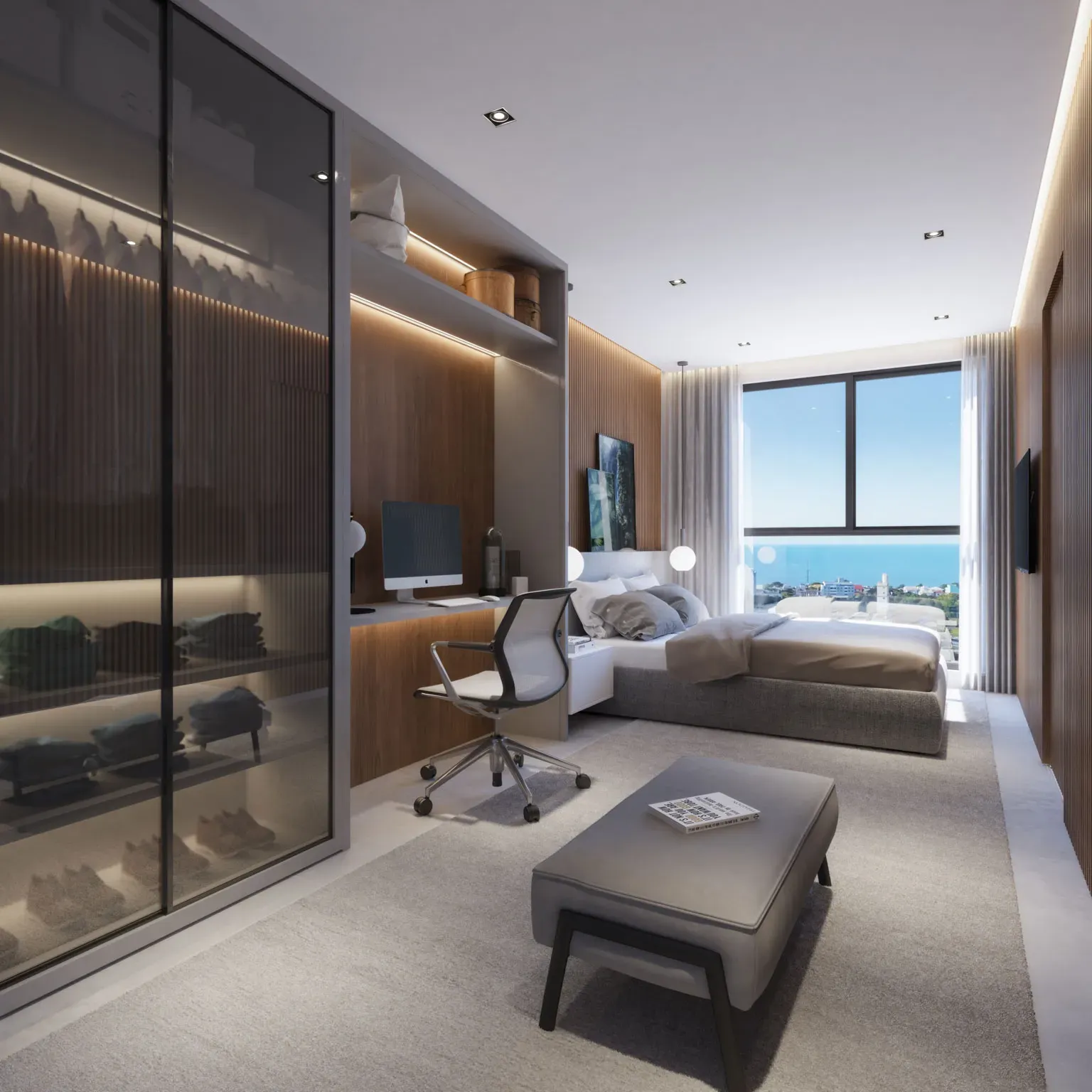 Apartamento com 3 dormitórios sendo 3 suítes e 2 vagas de garagem em Porto Belo/SC