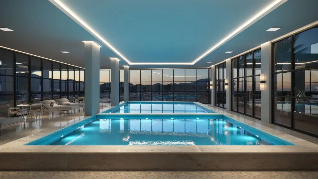 Apartamento com 3 dormitórios sendo 3 suítes e 2 vagas de garagem em Porto Belo/SC