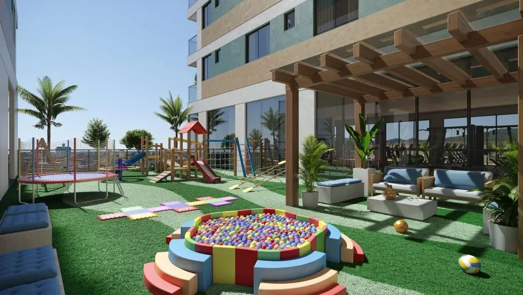 Apartamento com 3 dormitórios sendo 3 suítes e 2 vagas de garagem em Porto Belo/SC