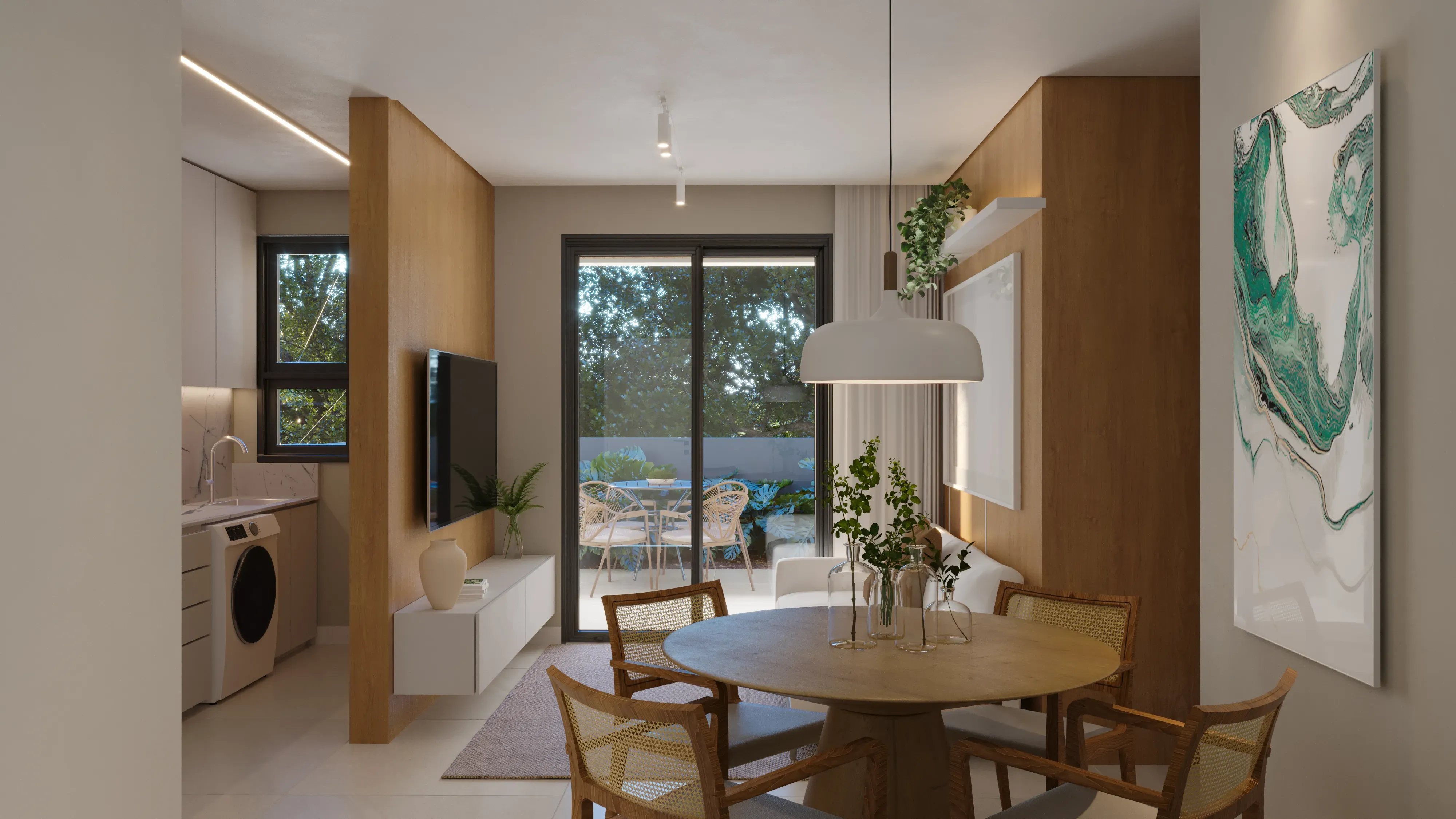 Apartamento com 2 dormitórios e 1 vaga de garagem em Florianópolis/SC