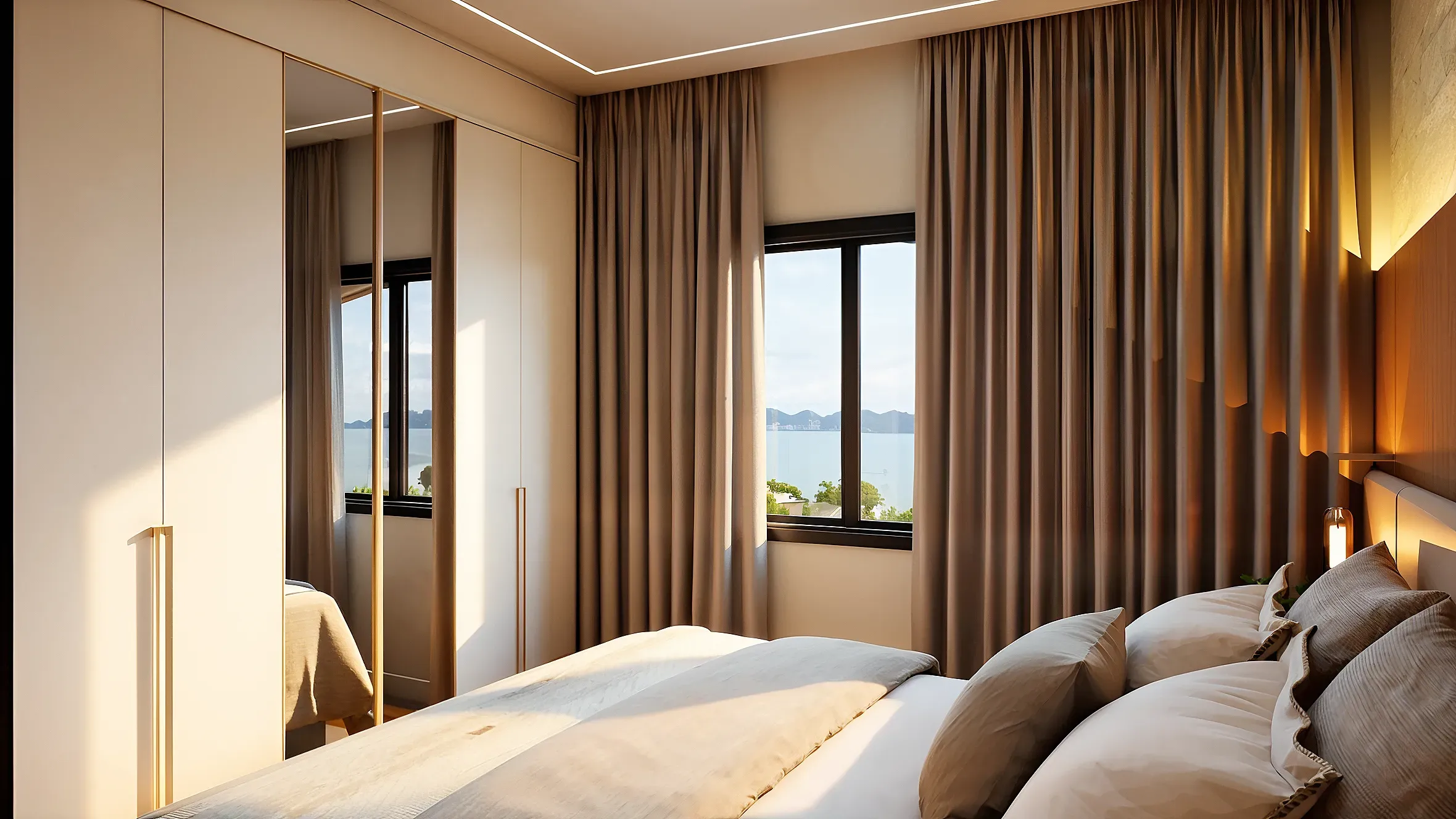 Apartamento com 4 dormitórios sendo 3 suítes e 2 vagas de garagem Pereque | Porto Belo/SC