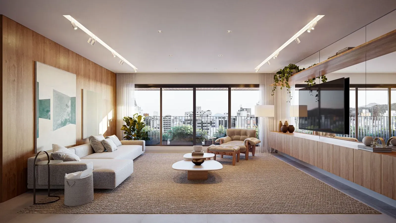 Apartamento 3 dormitórios sendo 3 suítes e 2 vagas de garagem - Centro de Florianópolis/SC