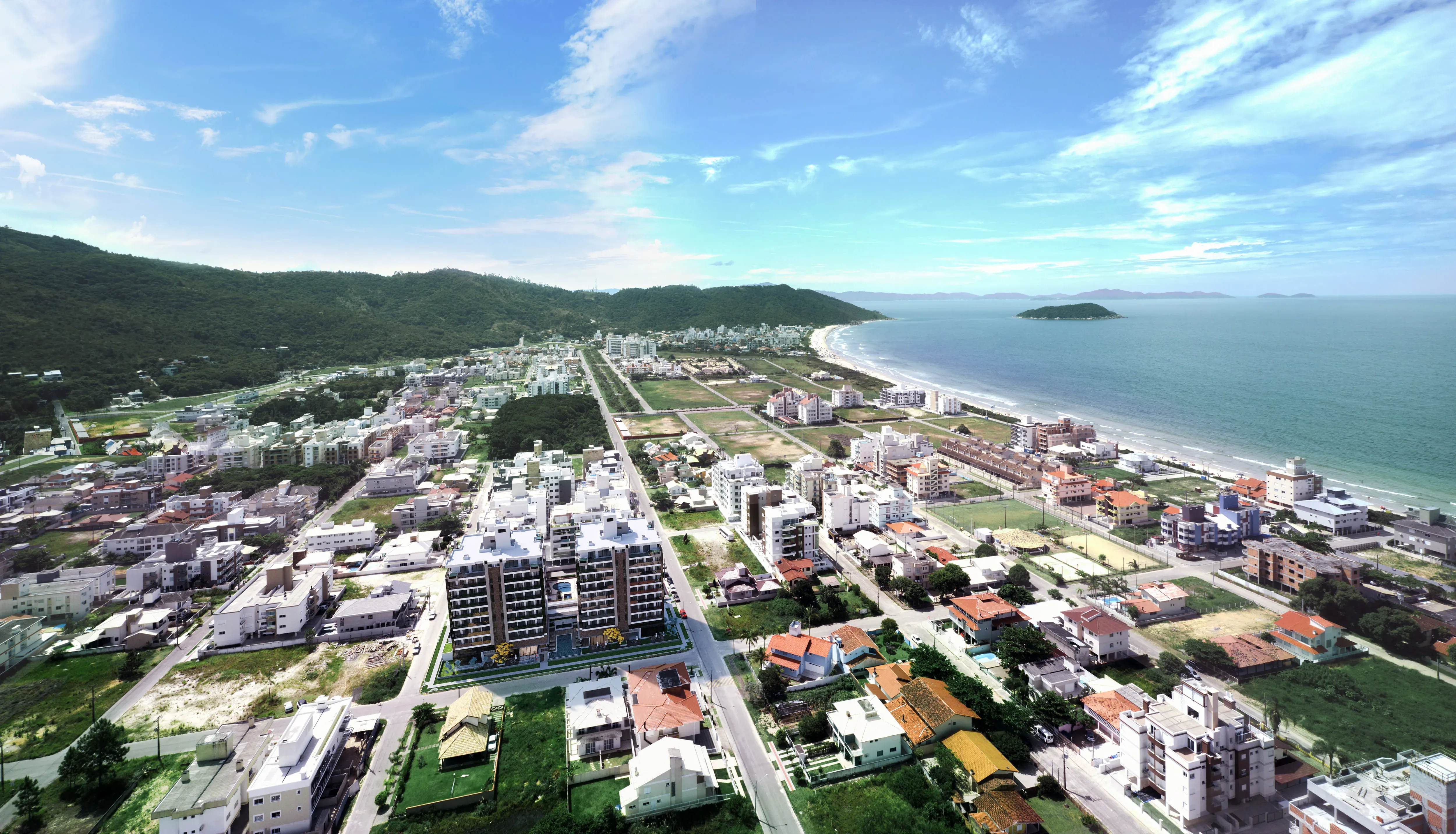 Apartamento na planta  2 dormitórios sendo 1 suíte e 2 vagaS - Governador Celso Ramos/SC