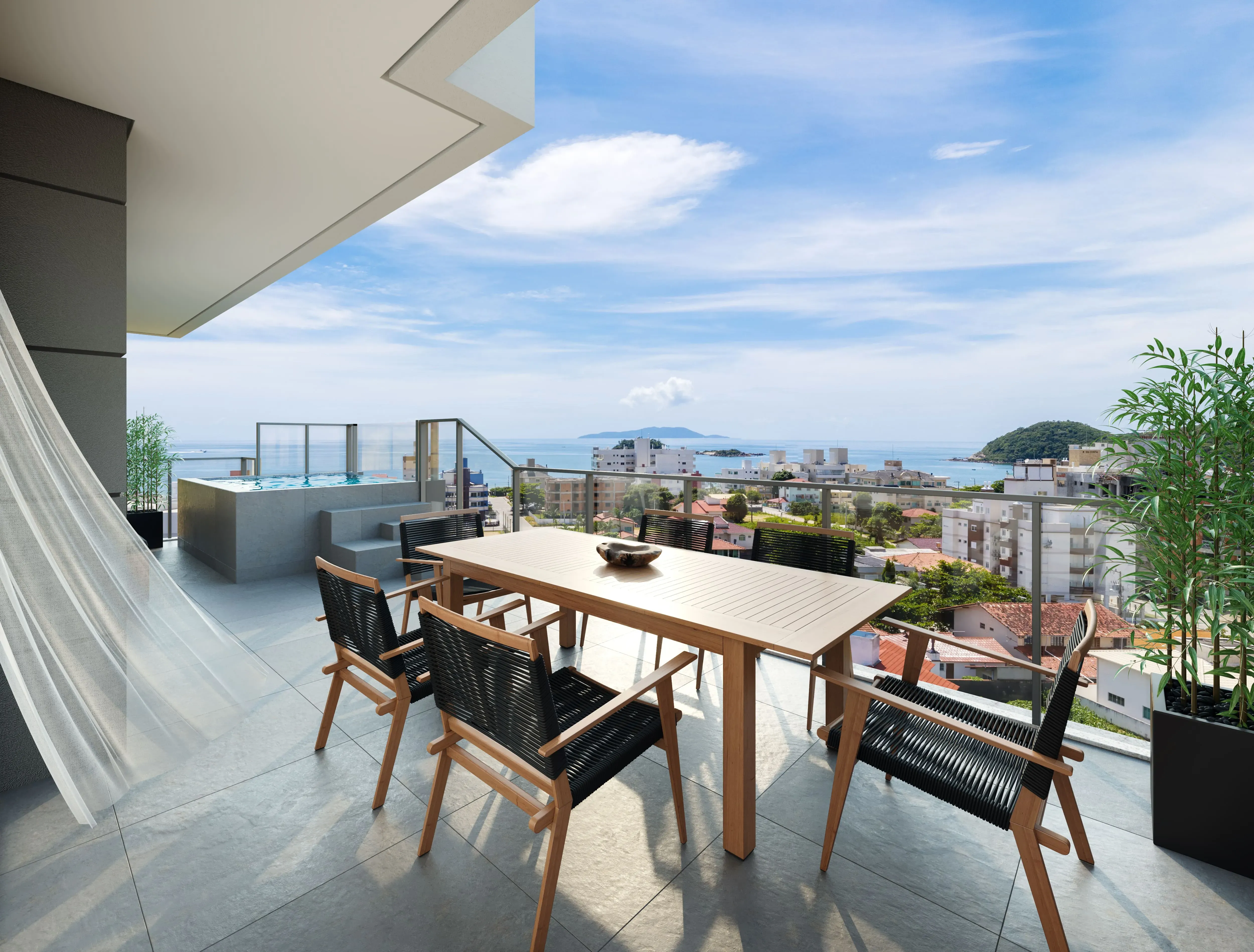 Apartamento na planta  2 dormitórios sendo 1 suíte e 2 vagaS - Governador Celso Ramos/SC