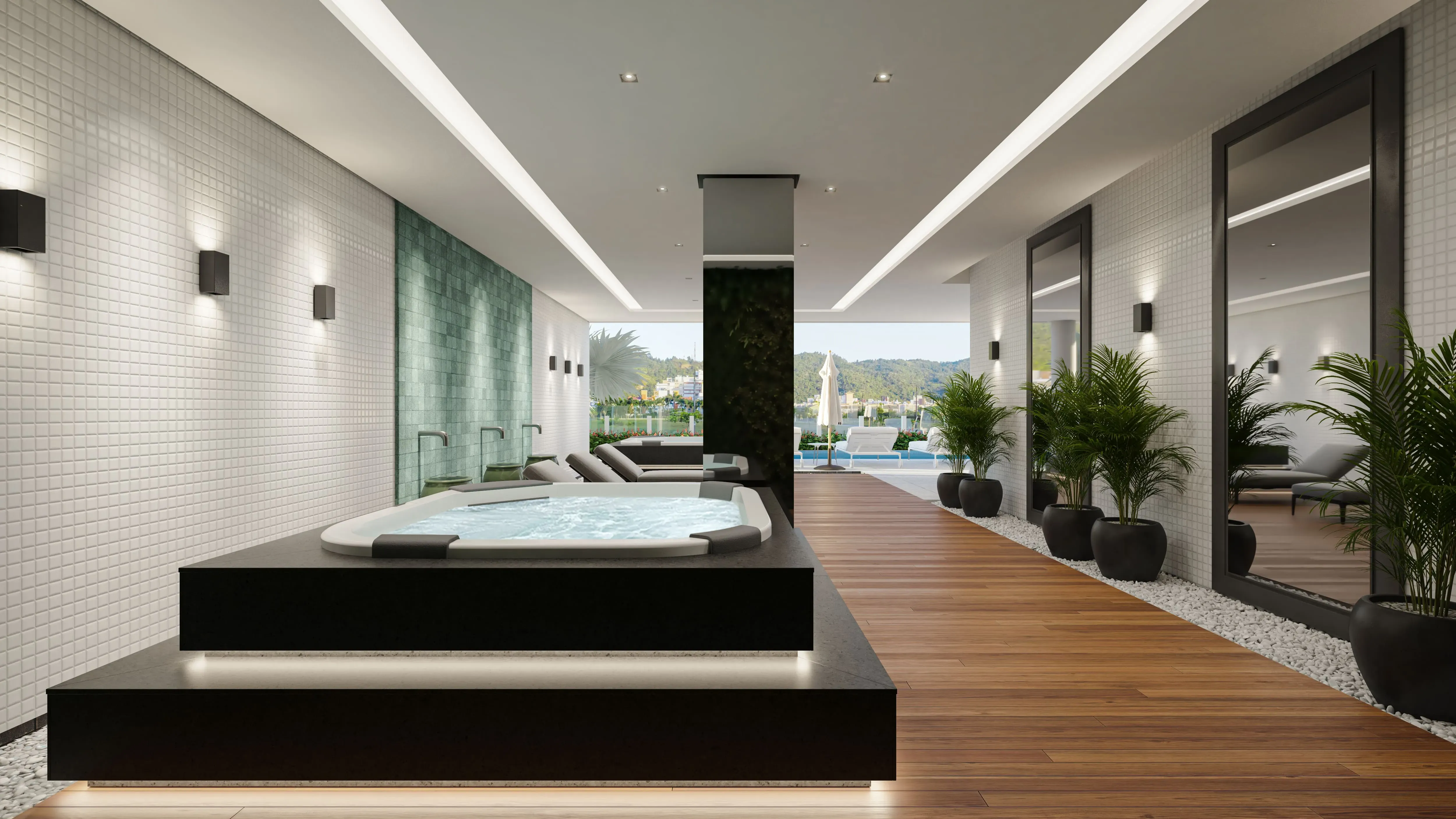 Apartamento com 3 suítes e 2 vagas de garagem em Gov Celso Ramos/SC