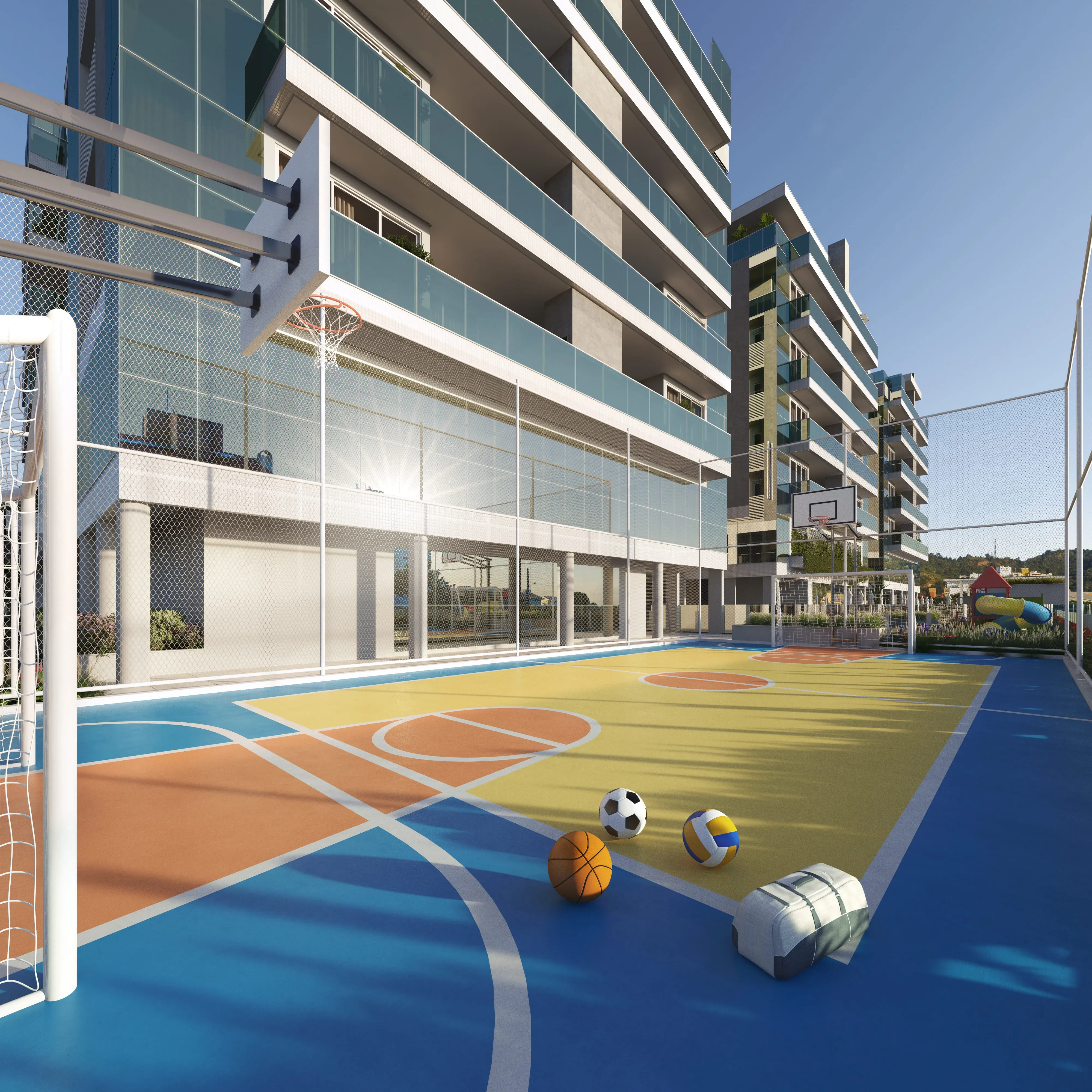 Apartamento com 3 suítes e 2 vagas de garagem em Gov Celso Ramos/SC