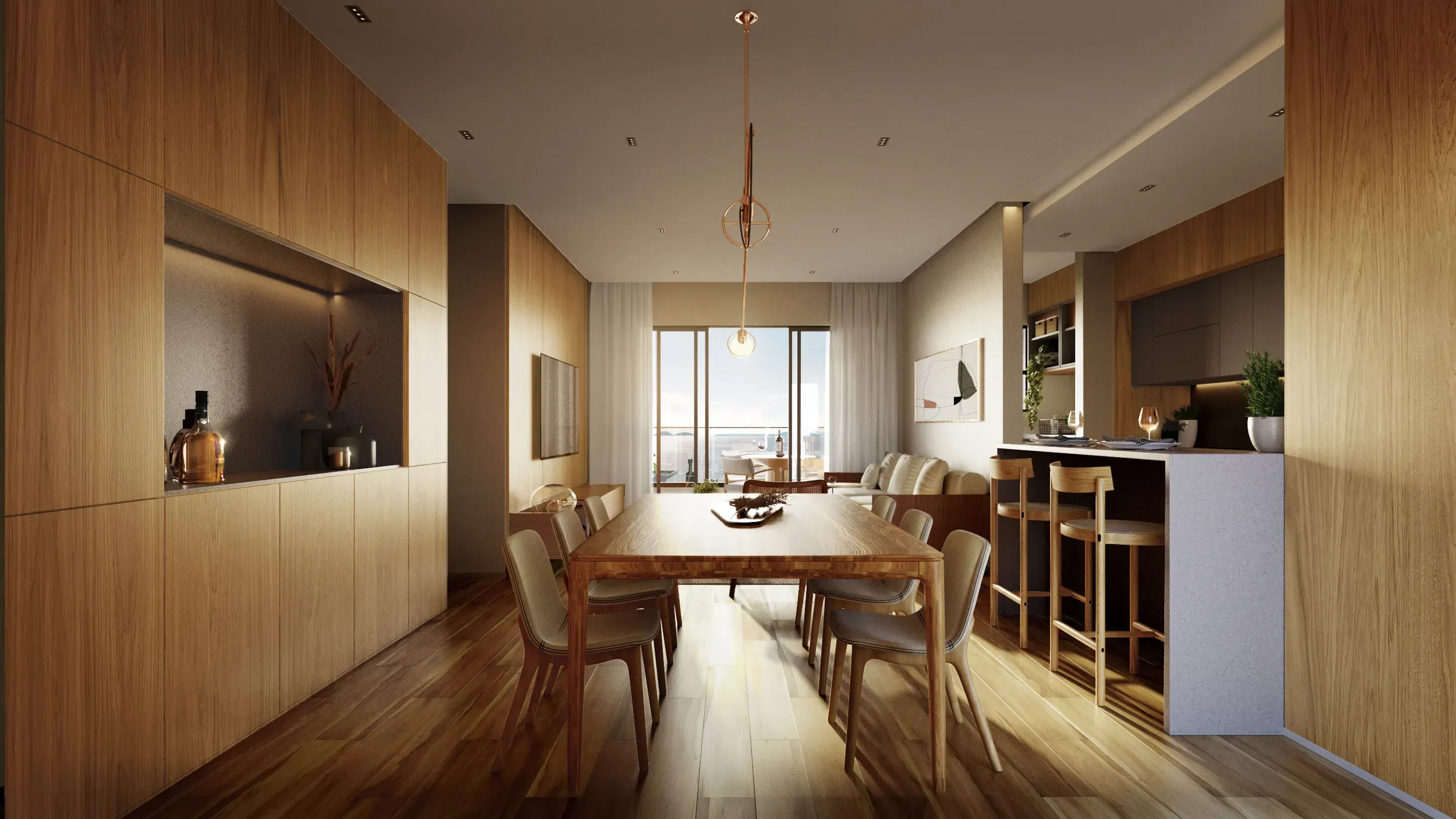 Apartamento na planta com 2 dormitórios sendo 1 suíte e 1 vaga de garagem - Barreiros em São José/SC