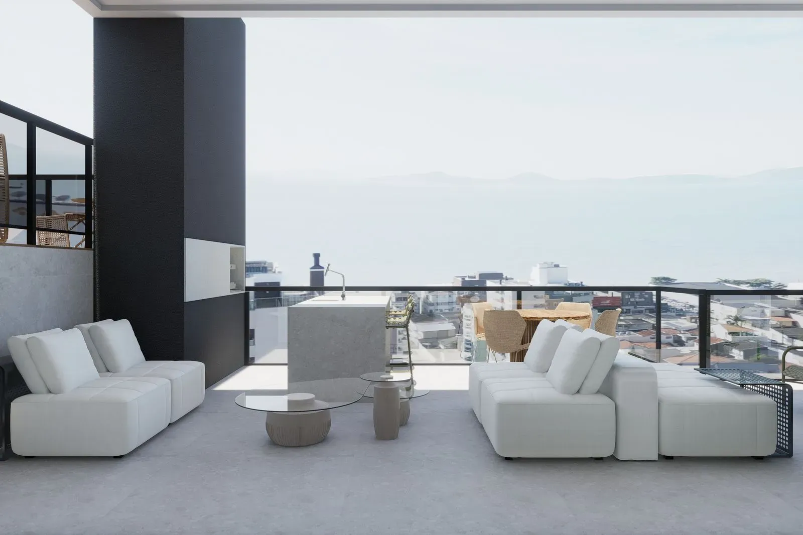 Apartamento na planta com 2 dormitórios sendo 1 suíte e 1 vaga de garagem - Barreiros em São José/SC