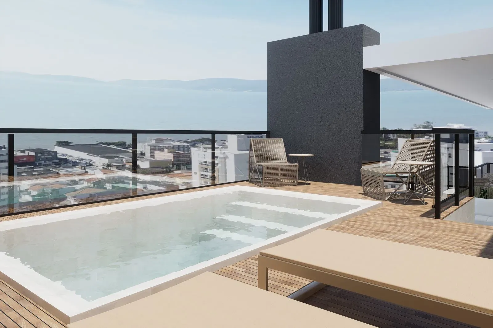 Apartamento na planta com 2 dormitórios sendo 1 suíte e 1 vaga de garagem - Barreiros em São José/SC