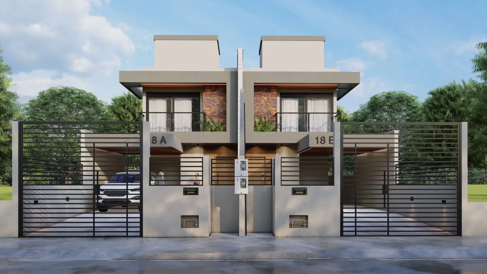 Casa alto padrão em construção com 3 dormitórios sendo 1 suíte e 1 vaga - Florianópolis/SC