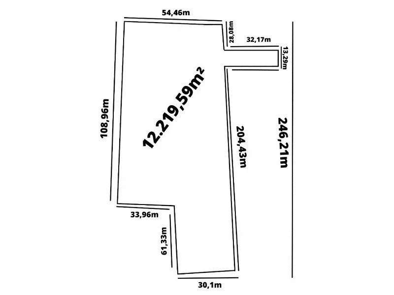 Terreno com área de 11.000m² no bairro Machados em Navegantes/SC