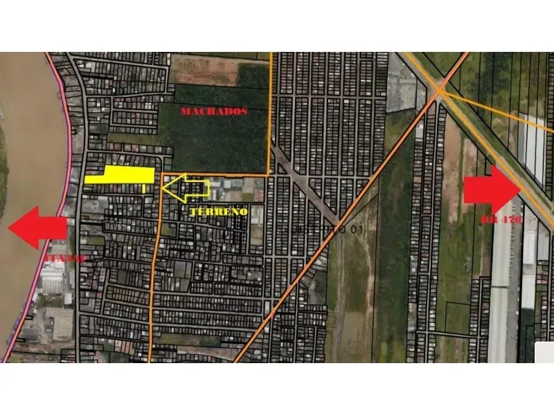 Terreno com área de 11.000m² no bairro Machados em Navegantes/SC