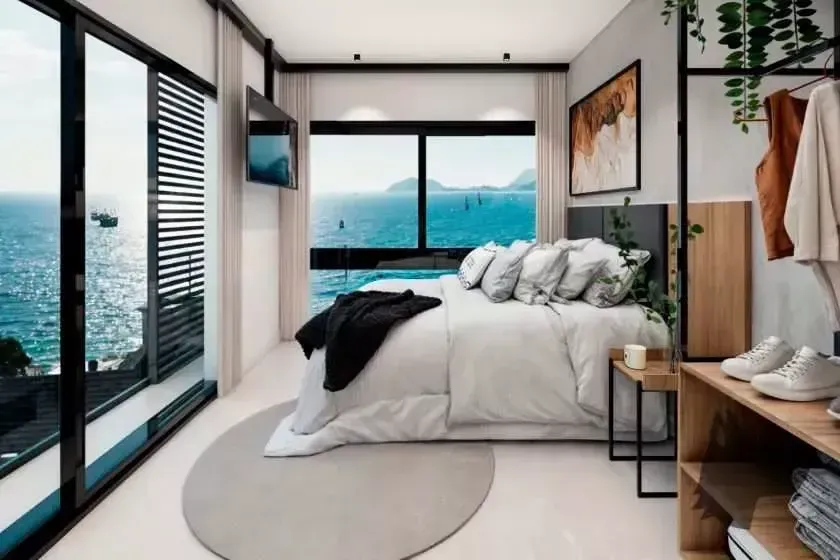 Apartamento com 1 dormitório sendo 1 suíte e 1 vaga de garagem em Florianópolis/SC