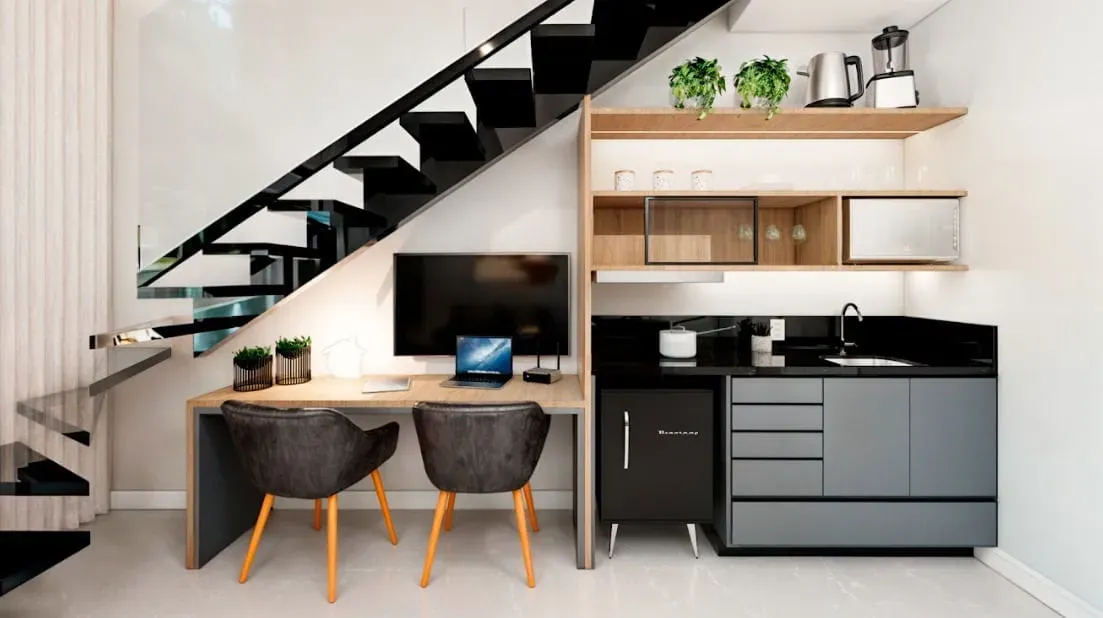 Apartamento com 1 dormitório sendo 1 suíte e 1 vaga de garagem em Florianópolis/SC