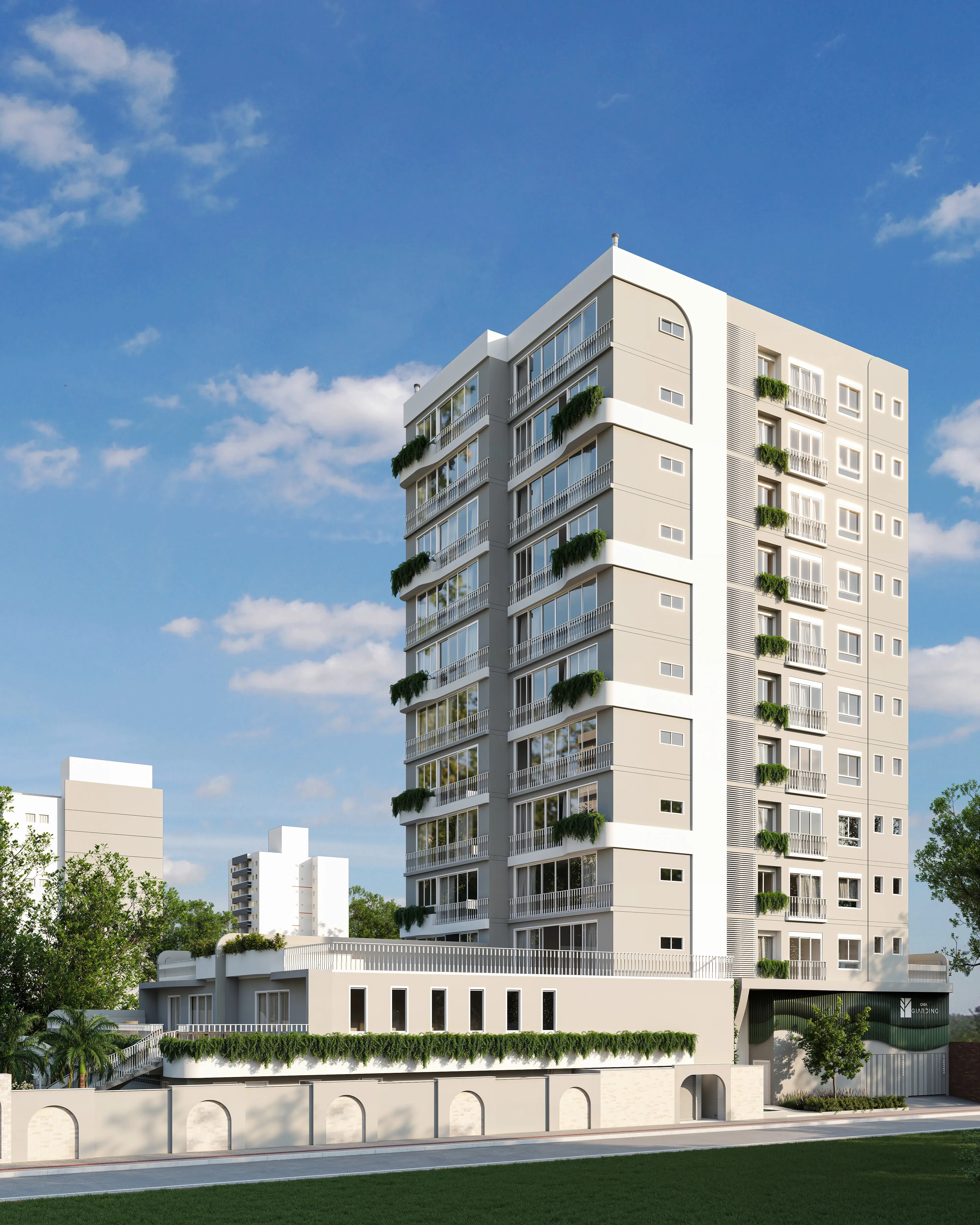 Apartamento frente mar com 3 suítes e 2 vagas de garagem no Centro de Navegantes/SC