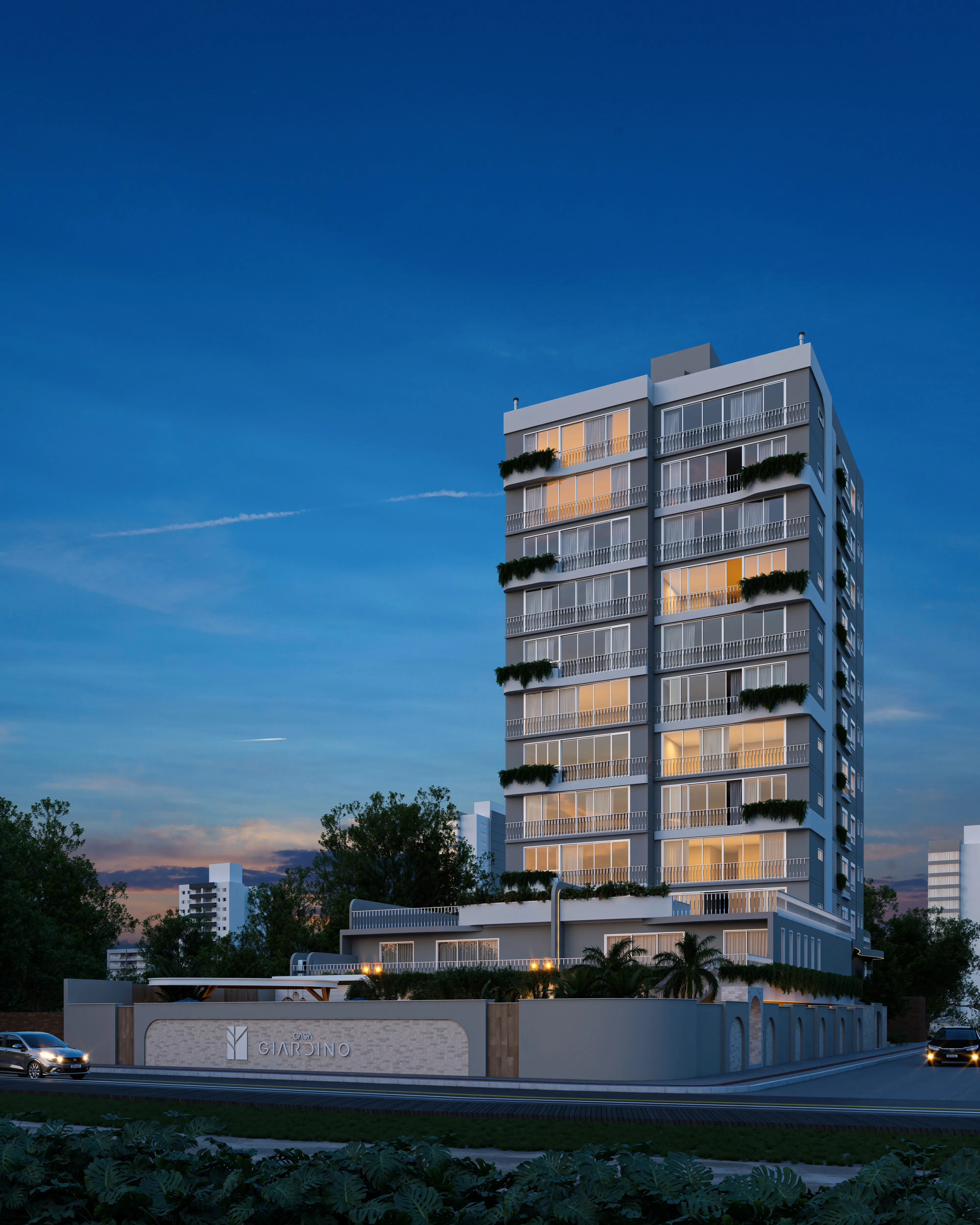 Apartamento frente mar com 3 suítes e 2 vagas de garagem no Centro de Navegantes/SC