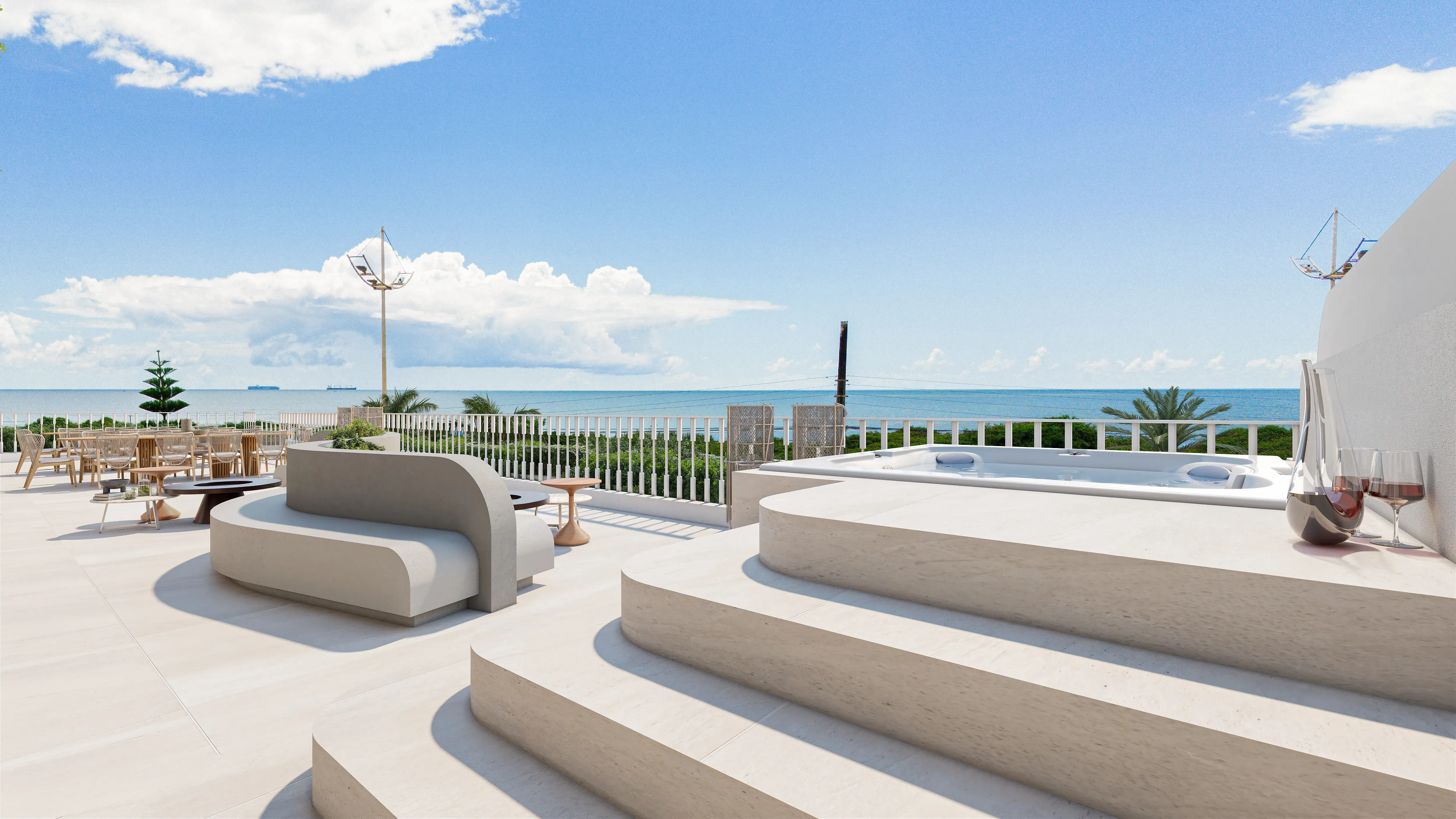 Apartamento frente mar com 3 suítes e 2 vagas de garagem no Centro de Navegantes/SC