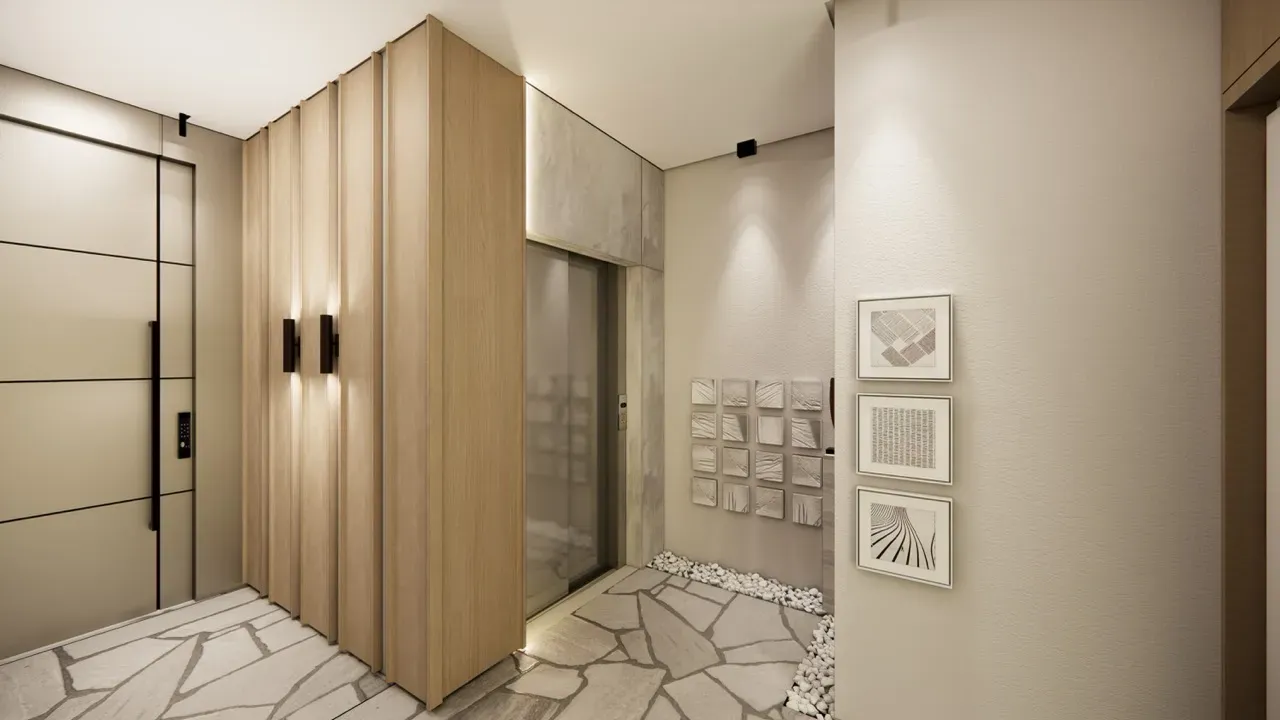 Apartamento na planta com 2 dormitórios sendo 1 suíte e 1 vaga de garagem em Gravatá, Navegantes/SC