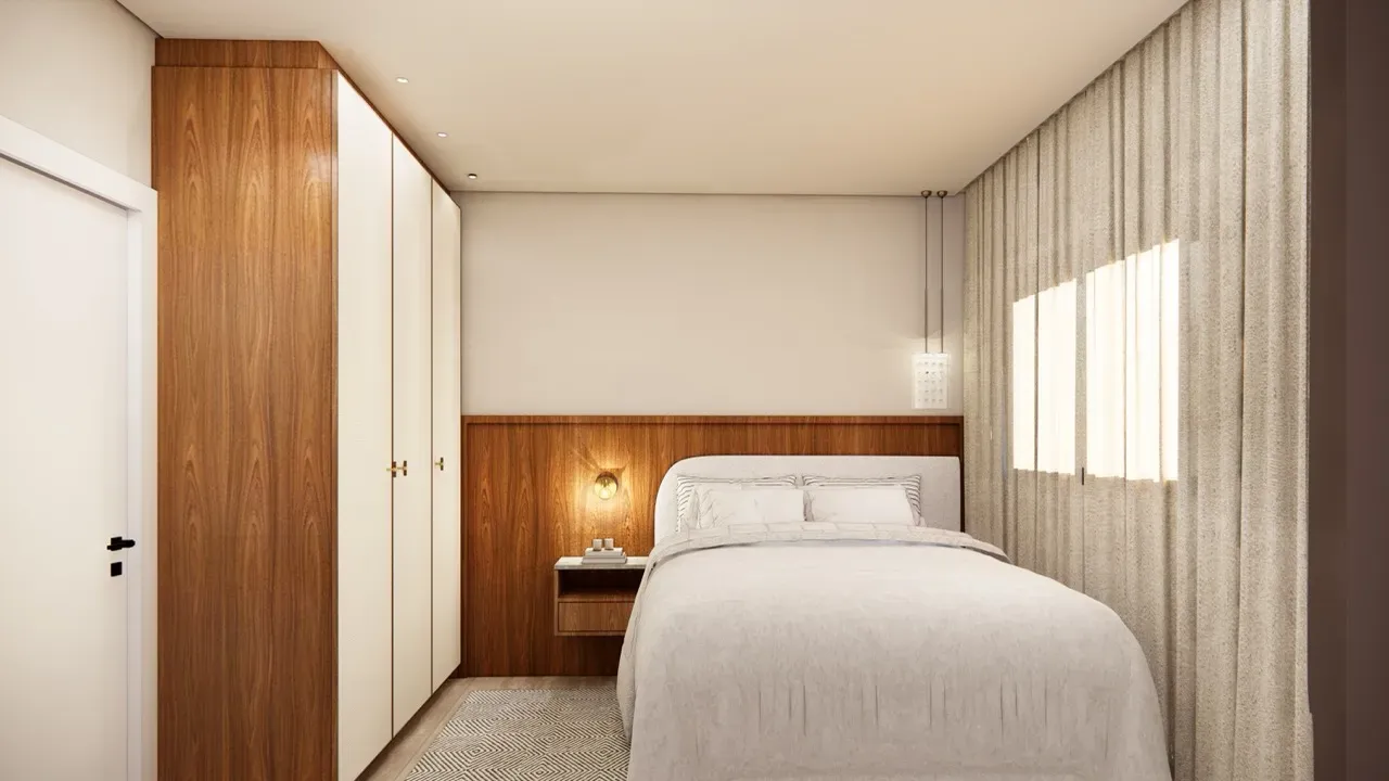 Apartamento na planta com 2 dormitórios sendo 1 suíte e 1 vaga de garagem em Gravatá, Navegantes/SC