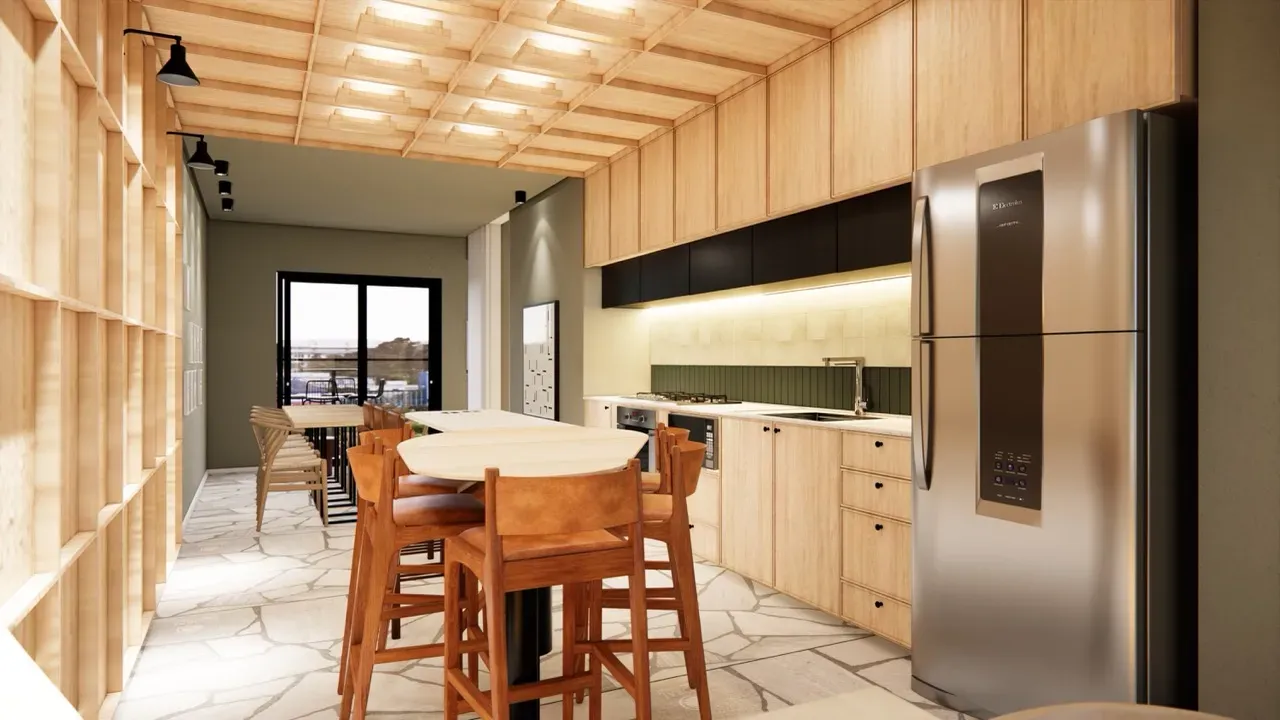 Apartamento na planta com 2 dormitórios sendo 1 suíte e 1 vaga de garagem em Gravatá, Navegantes/SC