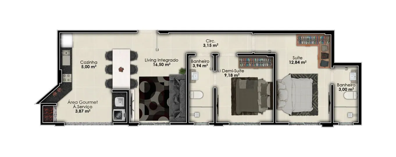 apartamento - Imagem 12