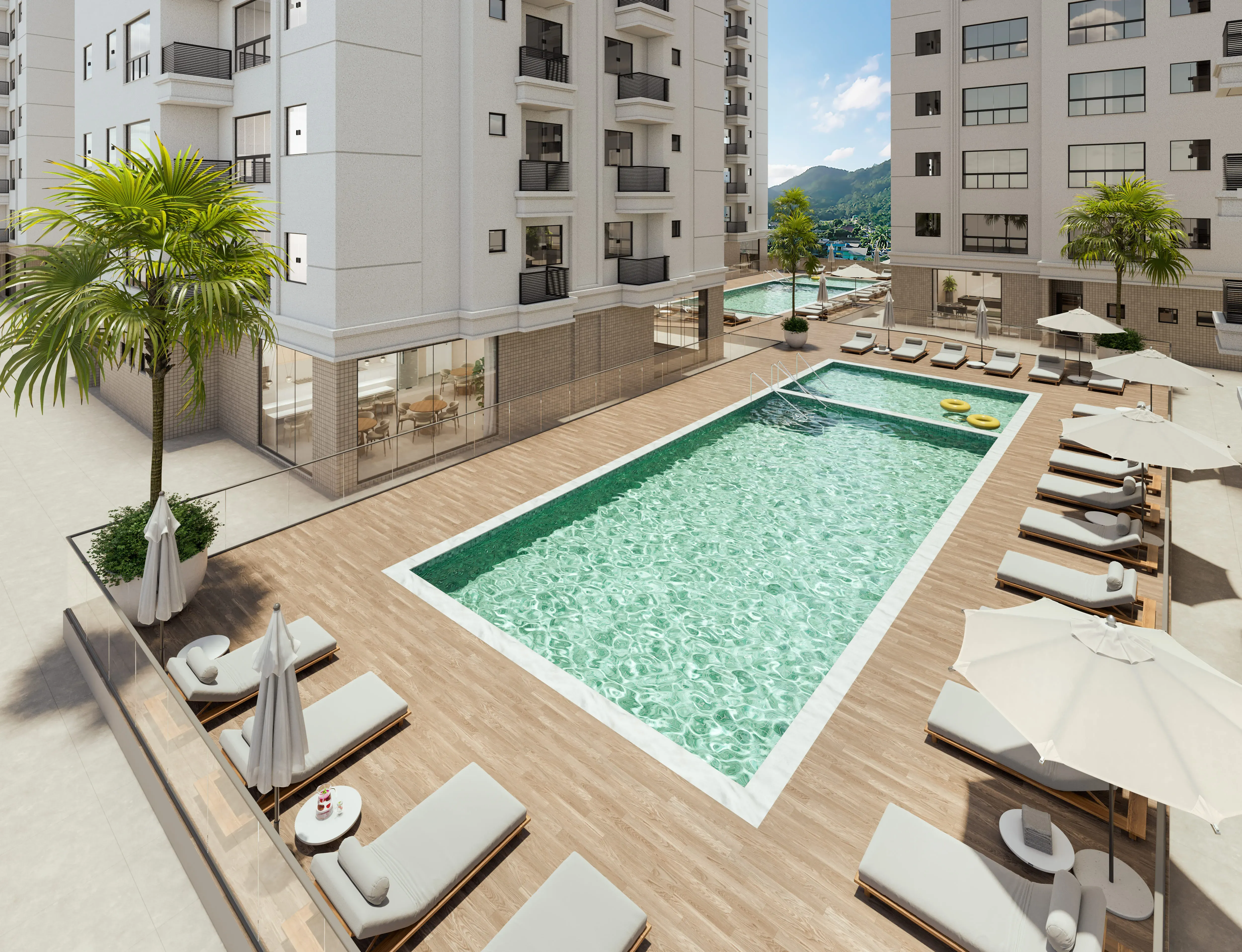 Apartamento com 2 dormitórios e 1 vaga de garagem em Itapema/SC