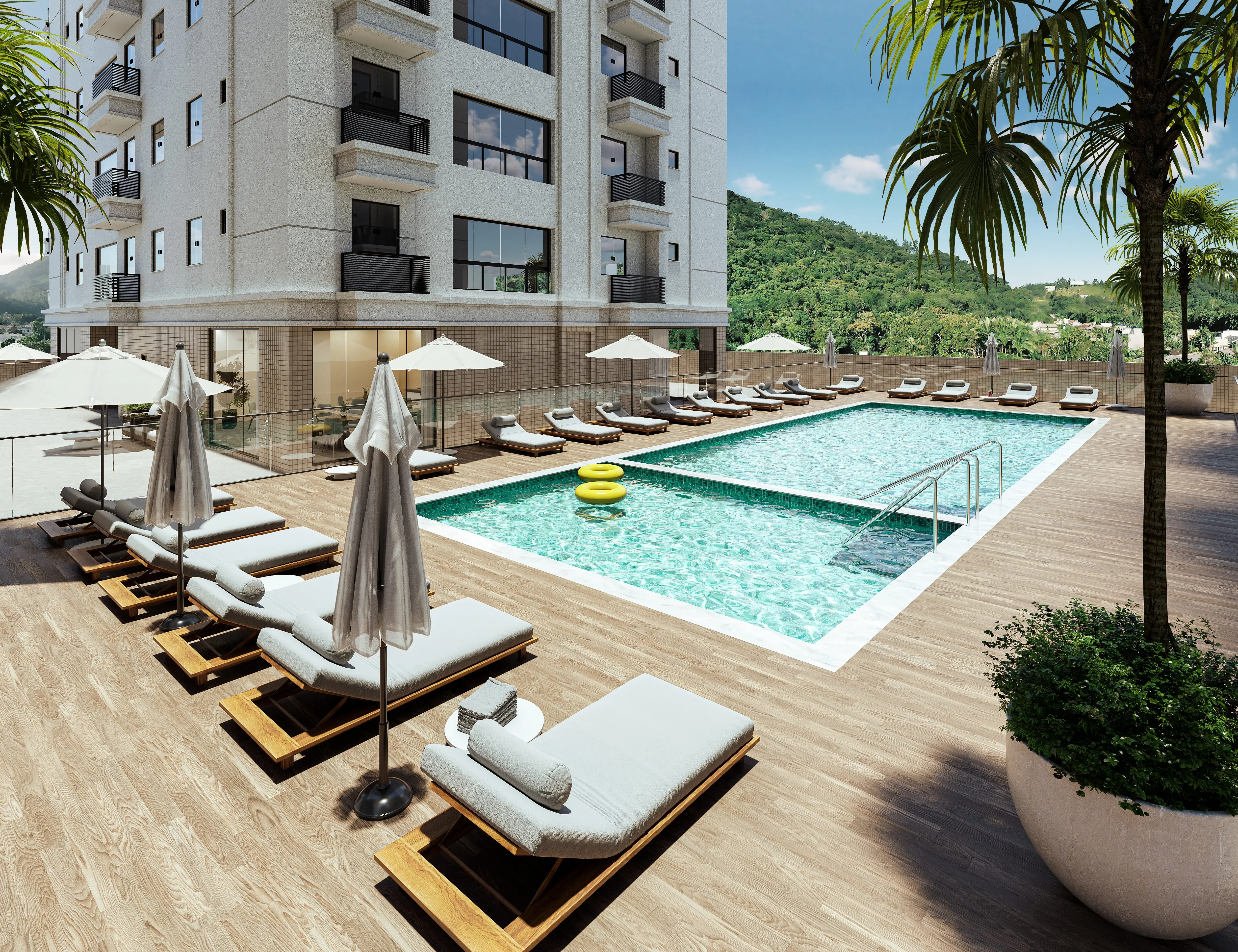 Apartamento com 2 dormitórios e 1 vaga de garagem em Itapema/SC