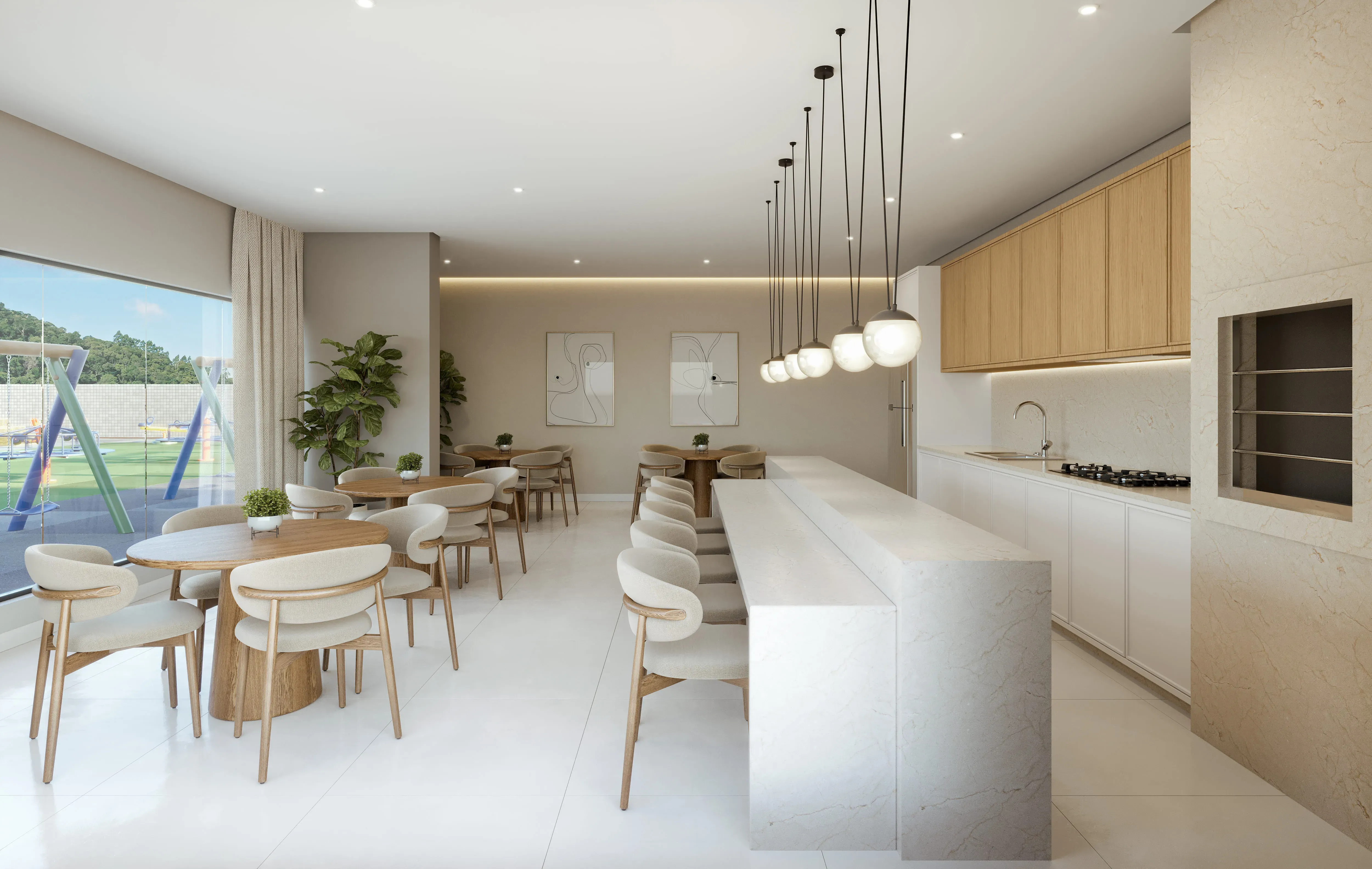 Apartamento com 2 dormitórios e 1 vaga de garagem em Itapema/SC