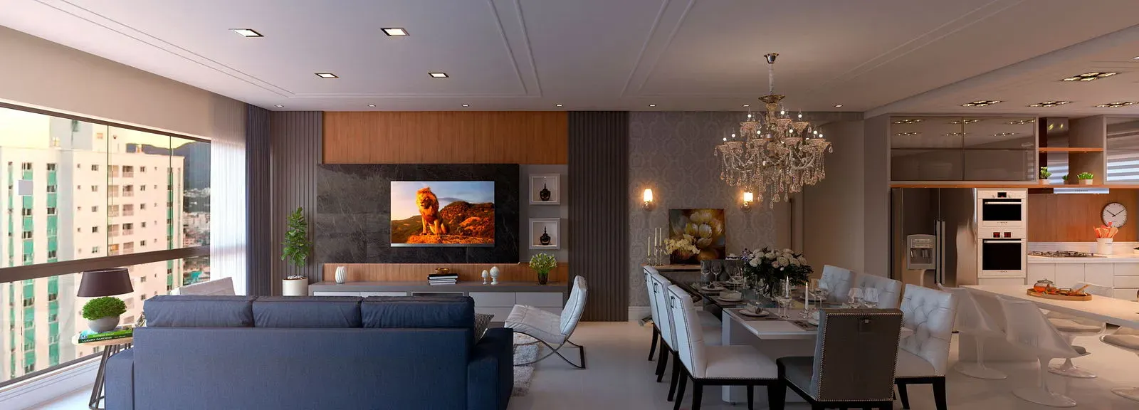 Apartamento com 4 dormitórios sendo 4 suítes e 4 vagas de garagem em Balneário Camboriú/SC