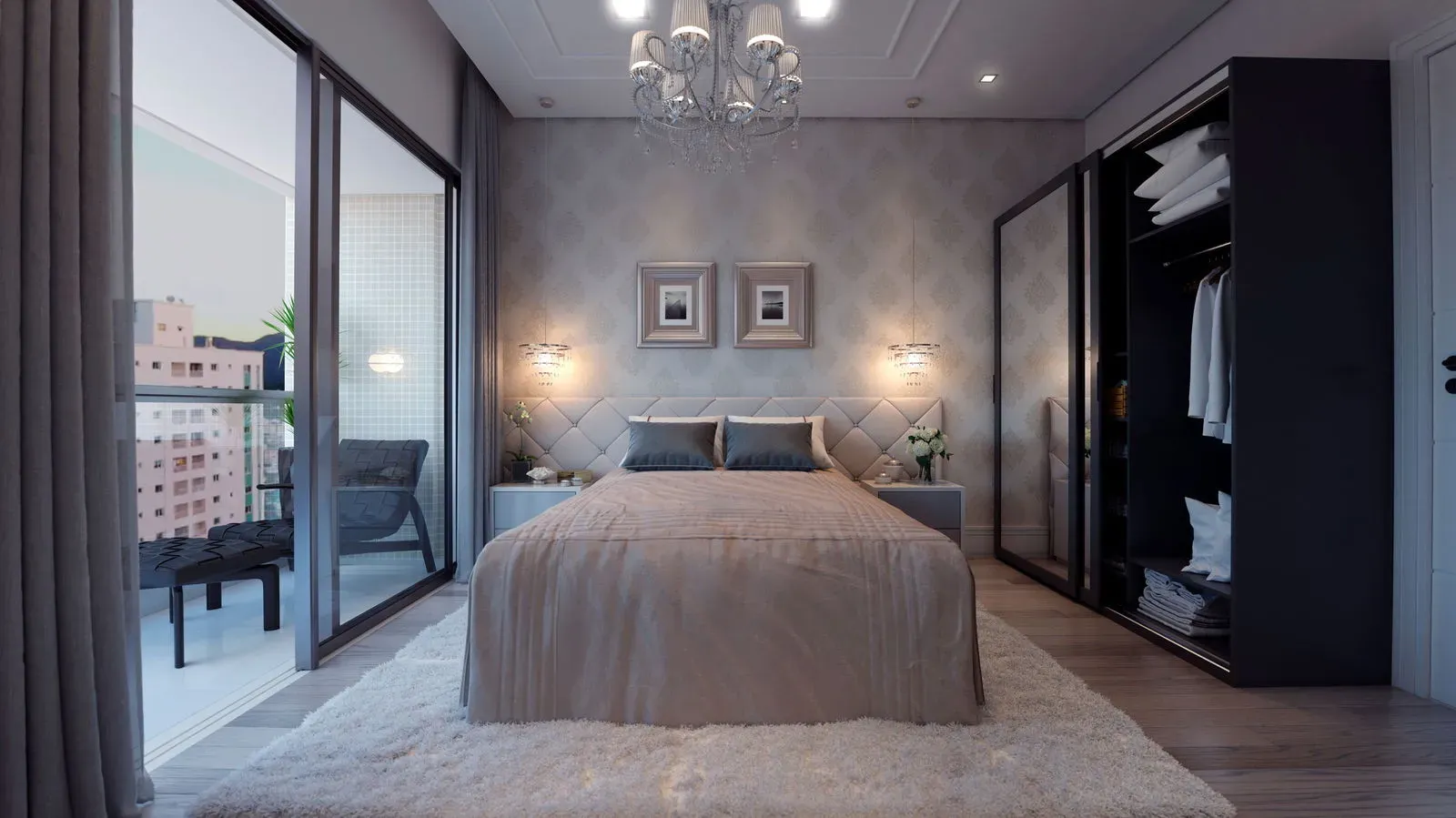 Apartamento com 4 dormitórios sendo 4 suítes e 4 vagas de garagem em Balneário Camboriú/SC