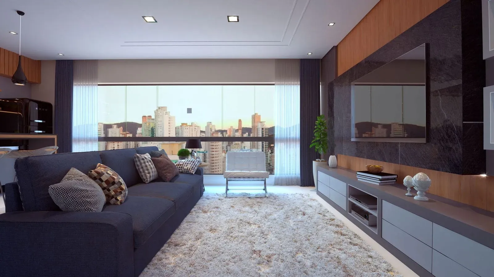 Apartamento com 4 dormitórios sendo 4 suítes e 4 vagas de garagem em Balneário Camboriú/SC