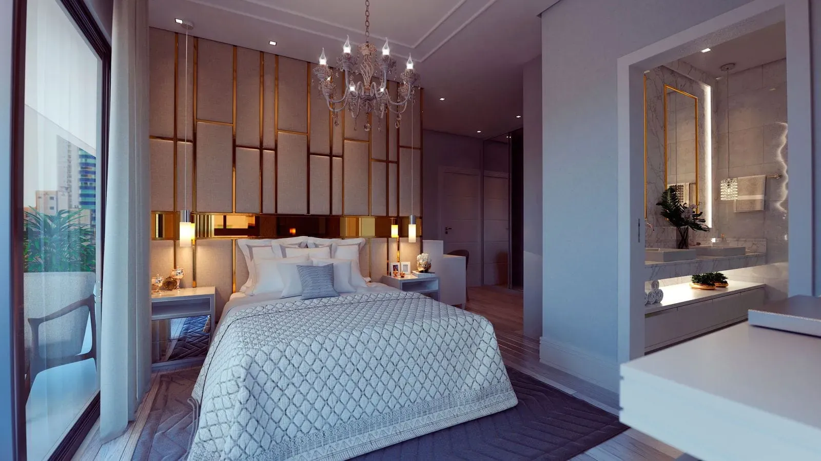 Apartamento com 4 dormitórios sendo 4 suítes e 4 vagas de garagem em Balneário Camboriú/SC